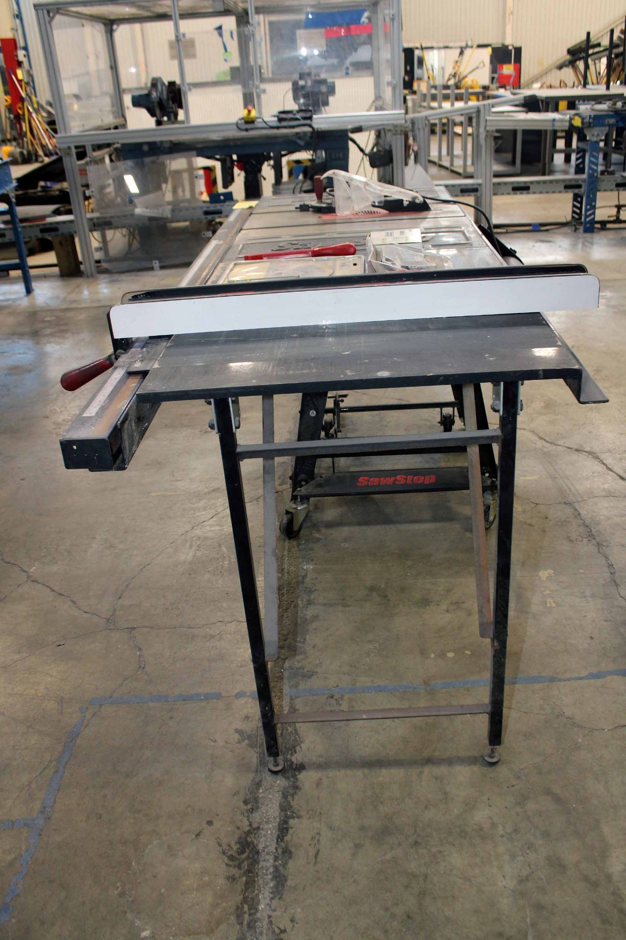 TABLE SAW, SAWSTOP MDL. CNS175, CONTRACTORS SAW, 10", s/n C094800318 - Image 6 of 10