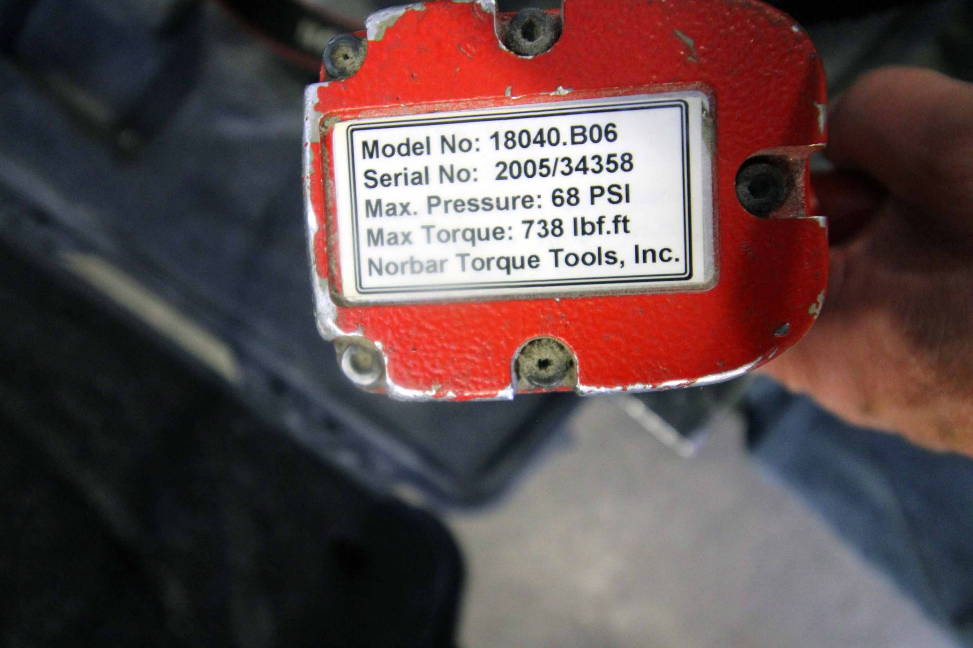 SQUARE TORQUE MULTIPLIER, NORBAR PNEUTORQUE MDL. 18040.B06, 3/4", bi-directional, w/ - Image 4 of 4