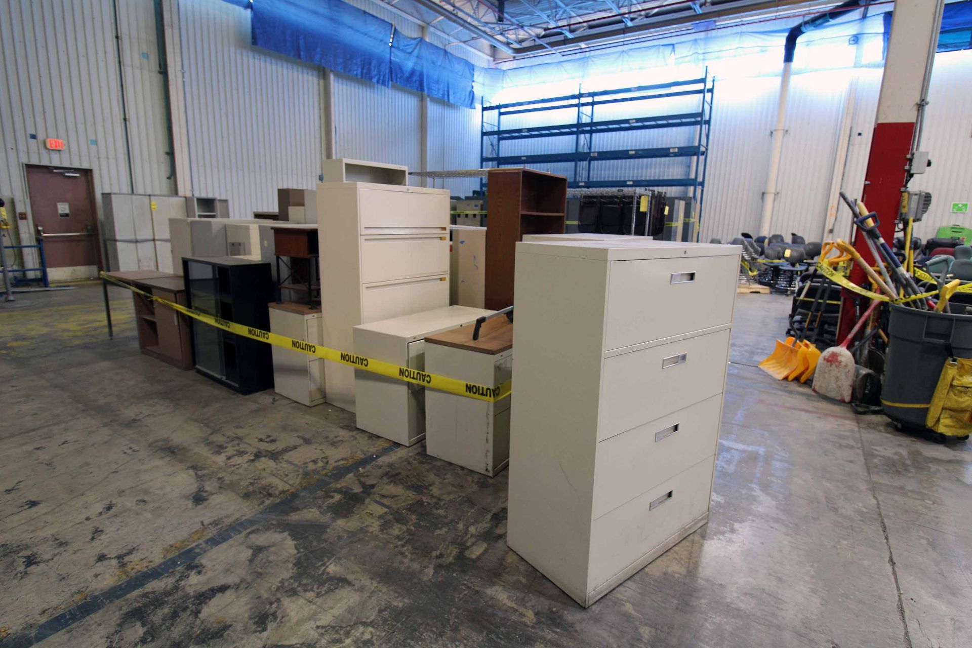 LOT OF LATERAL FILE CABINETS (approx. 30)