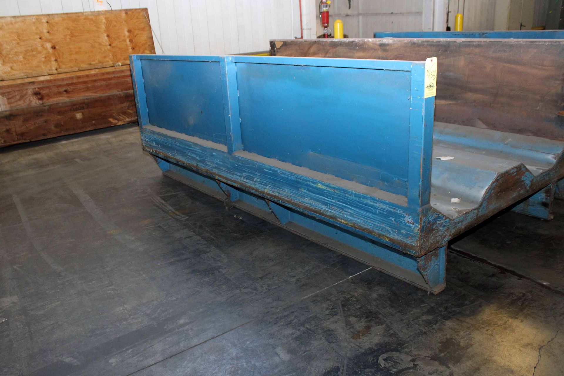 LOT OF MATERIAL TRANSPORT SKIDS (3), holds (3) large rolls, steel construction, approx. 7'W. x 10'L. - Image 2 of 2