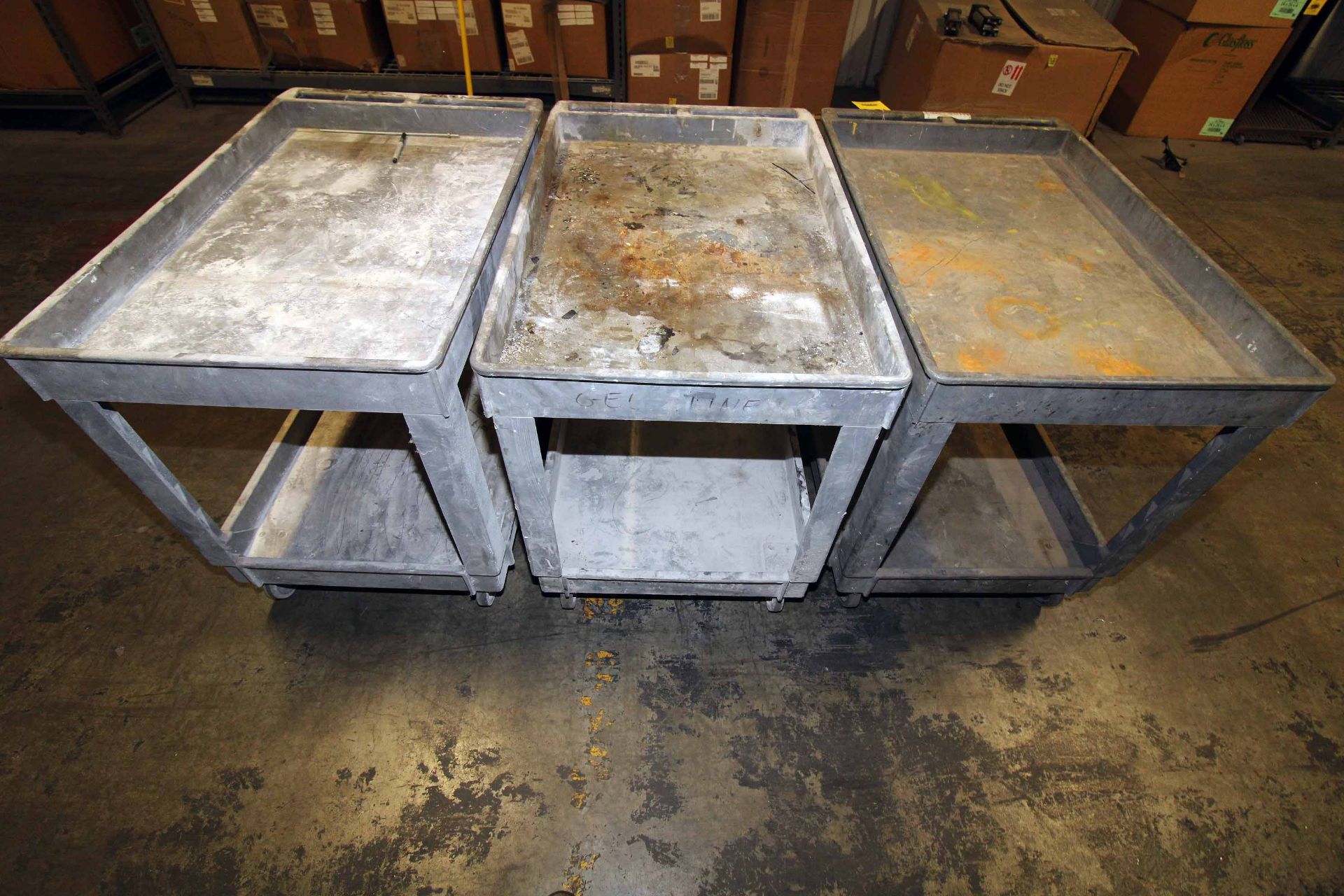 LOT OF PLASTIC CARTS (3), approx. 25" x 37" - Image 2 of 2