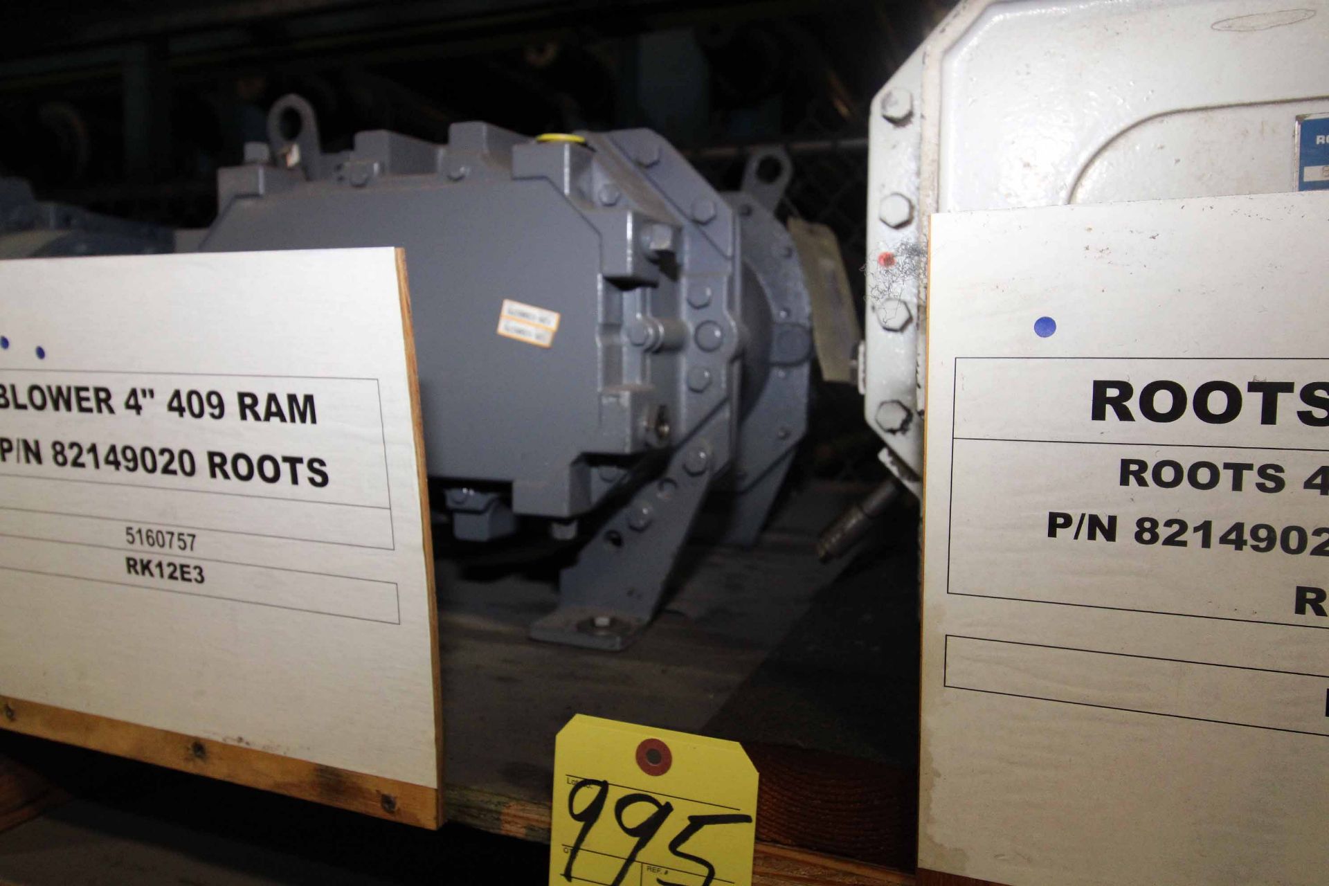 ROTARY POSITIVE BLOWER, ROOTS RAM FRAME 409 - Image 3 of 3