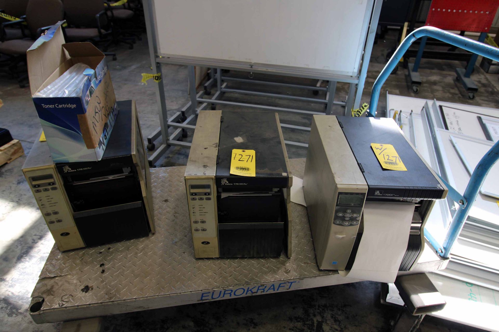 LOT OF LABEL PRINTERS (3), ZEBRA 170