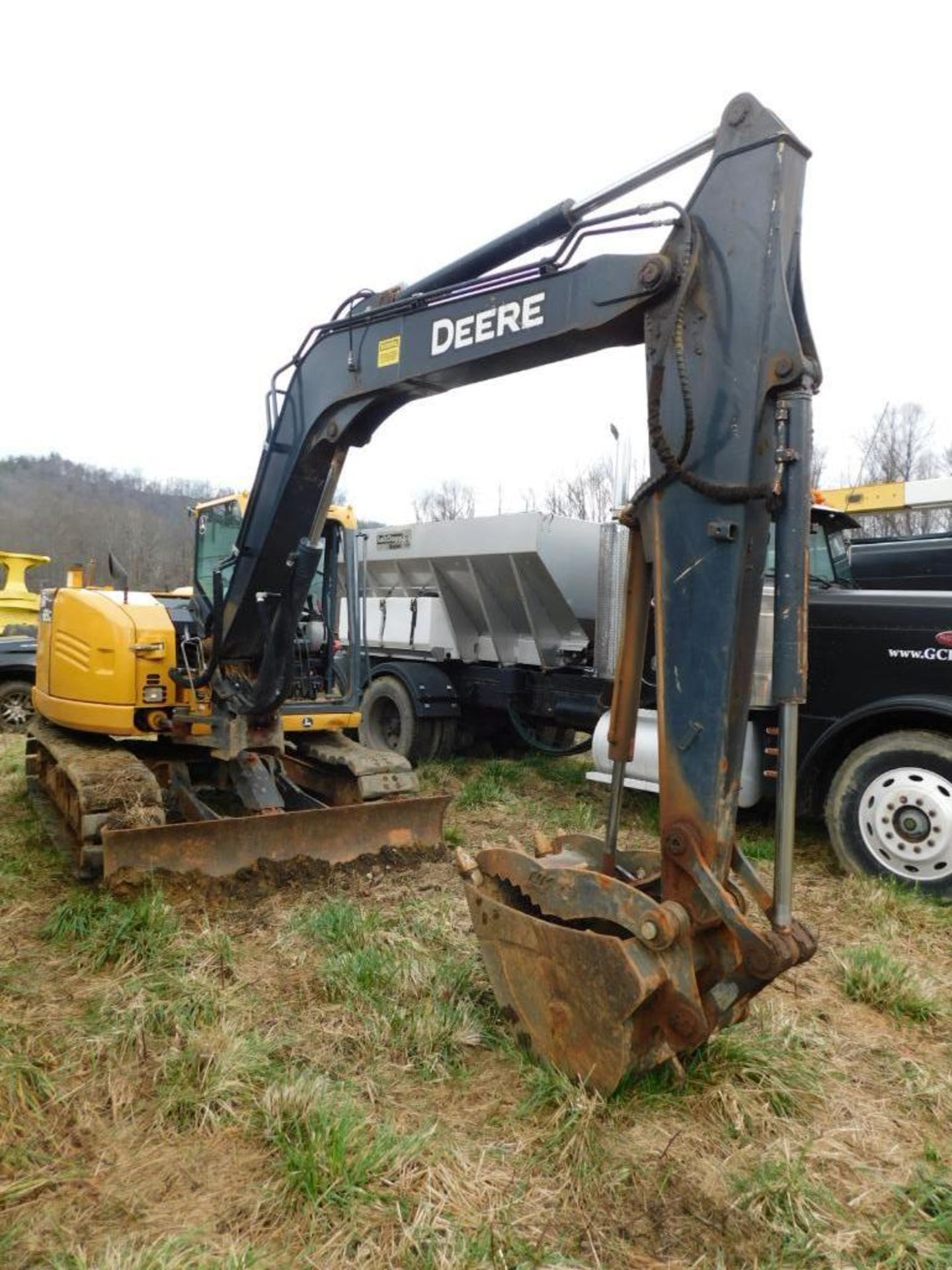 2019 John Deere Mini Excavator, Model 85G, S/N 1FF085GXHJJ020517, 1,556 Hours Indicated, 22" Bucket - Image 8 of 12