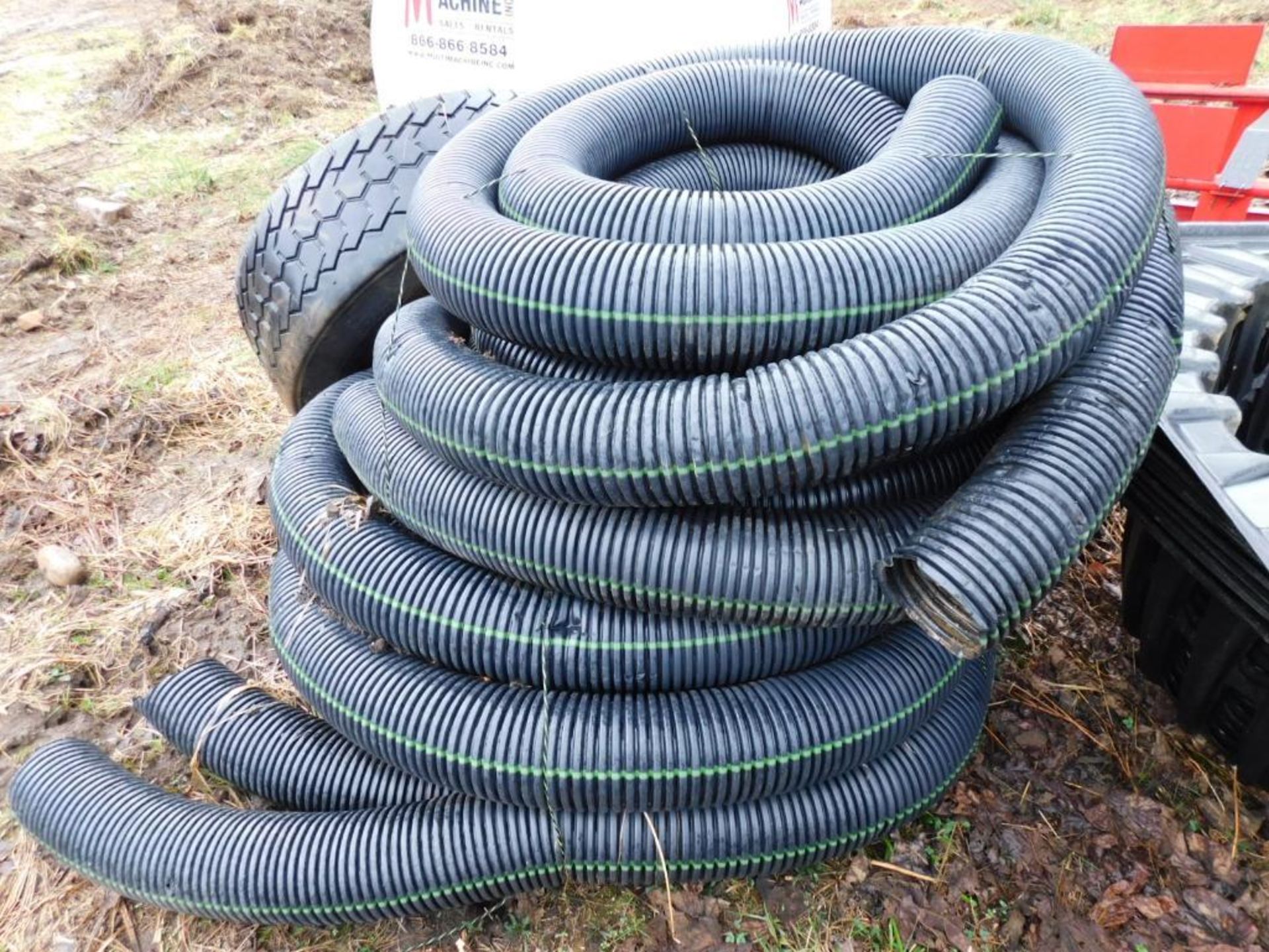 (6) Assorted Truck Tires, Hoses - Image 5 of 5