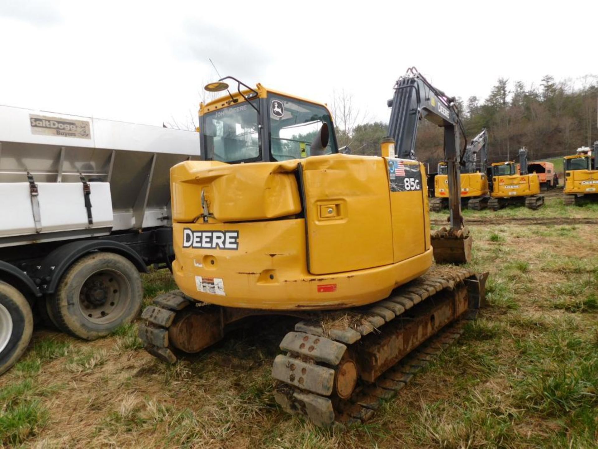 2019 John Deere Mini Excavator, Model 85G, S/N 1FF085GXHJJ020517, 1,556 Hours Indicated, 22" Bucket - Image 10 of 12