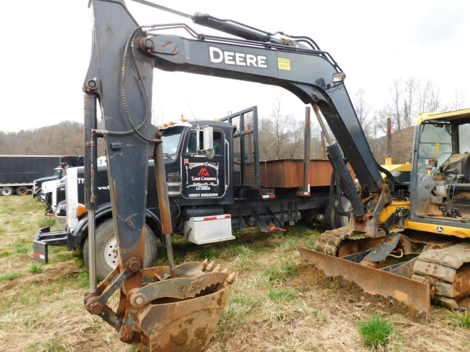 2019 John Deere Mini Excavator, Model 85G, S/N 1FF085GXHJJ020517, 1,556 Hours Indicated, 22" Bucket - Image 6 of 12