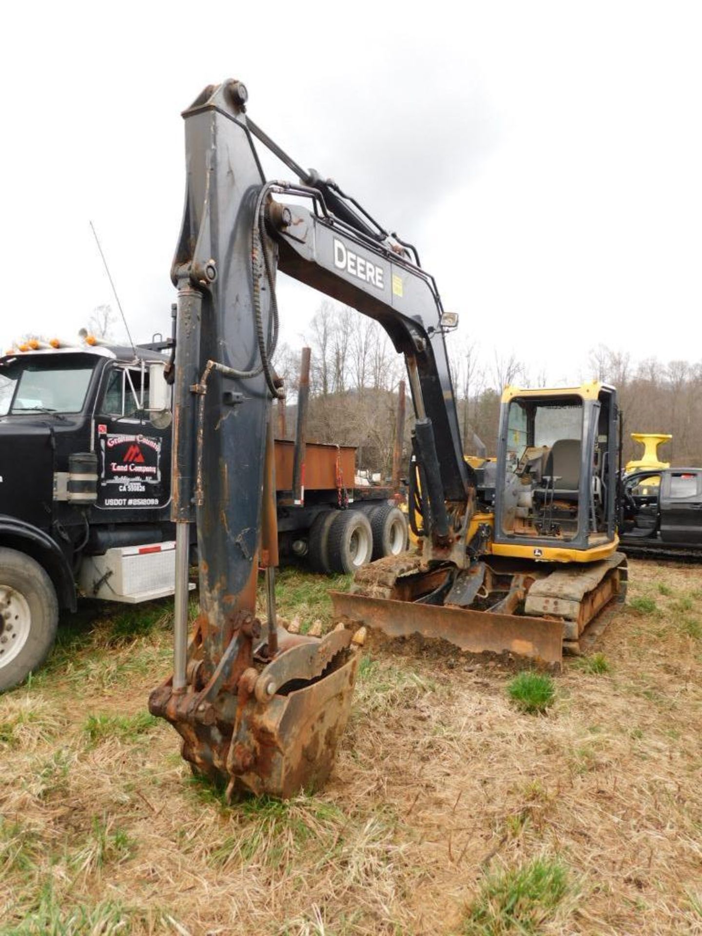 2019 John Deere Mini Excavator, Model 85G, S/N 1FF085GXHJJ020517, 1,556 Hours Indicated, 22" Bucket - Image 4 of 12