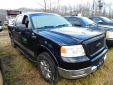2005 Ford F150 Lariat Crew Cab, 4-Wheel Drive, 5.4 Liter V8 Gasoline Motor, Auto, 5'6" Bed w/Toolbox