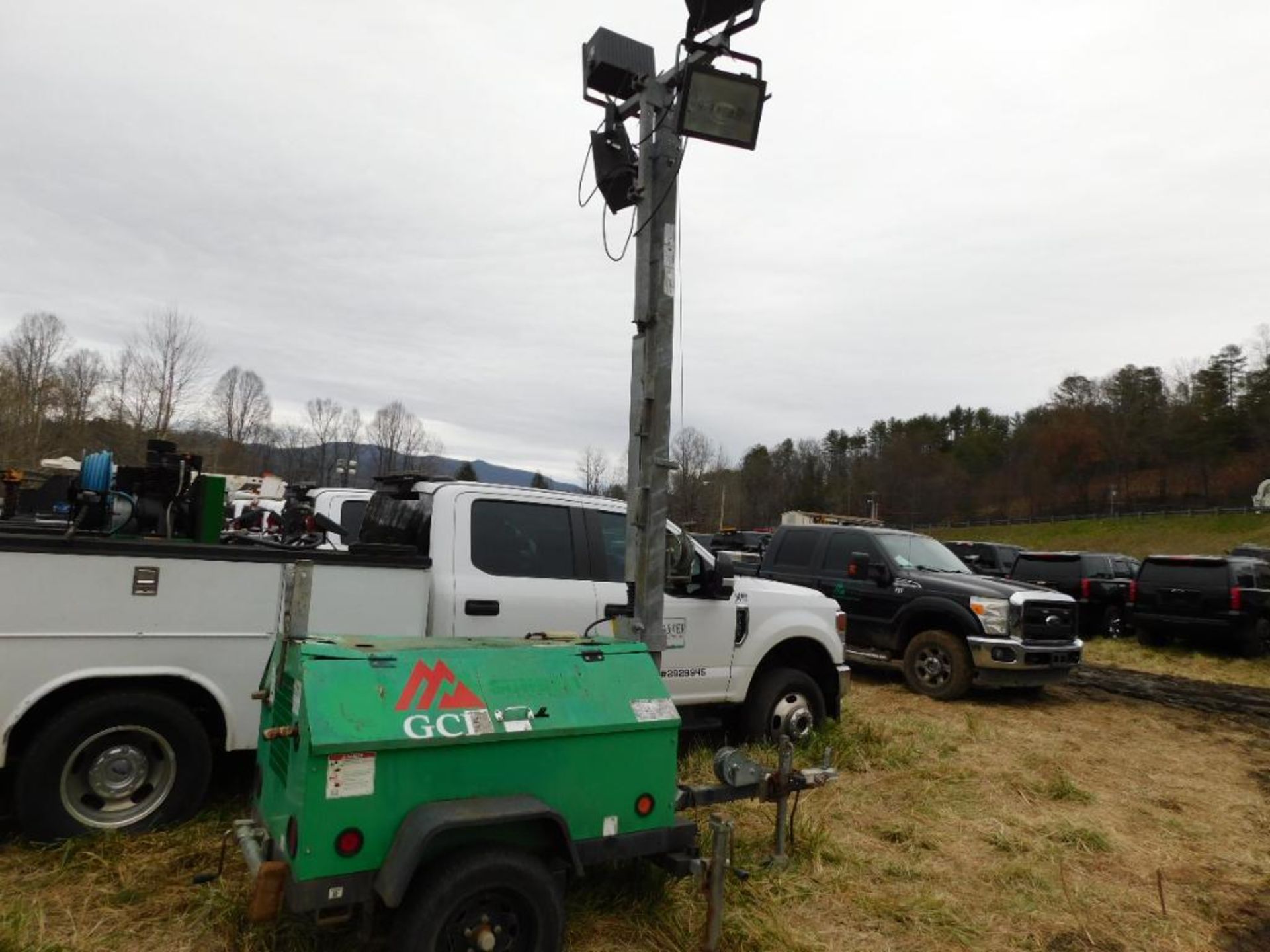 Terex RL-4000 Light Tower w/Kubota 3-Cylinder Diesel Power, 1622 Hours Indicated, 2012, S/N RL412-40