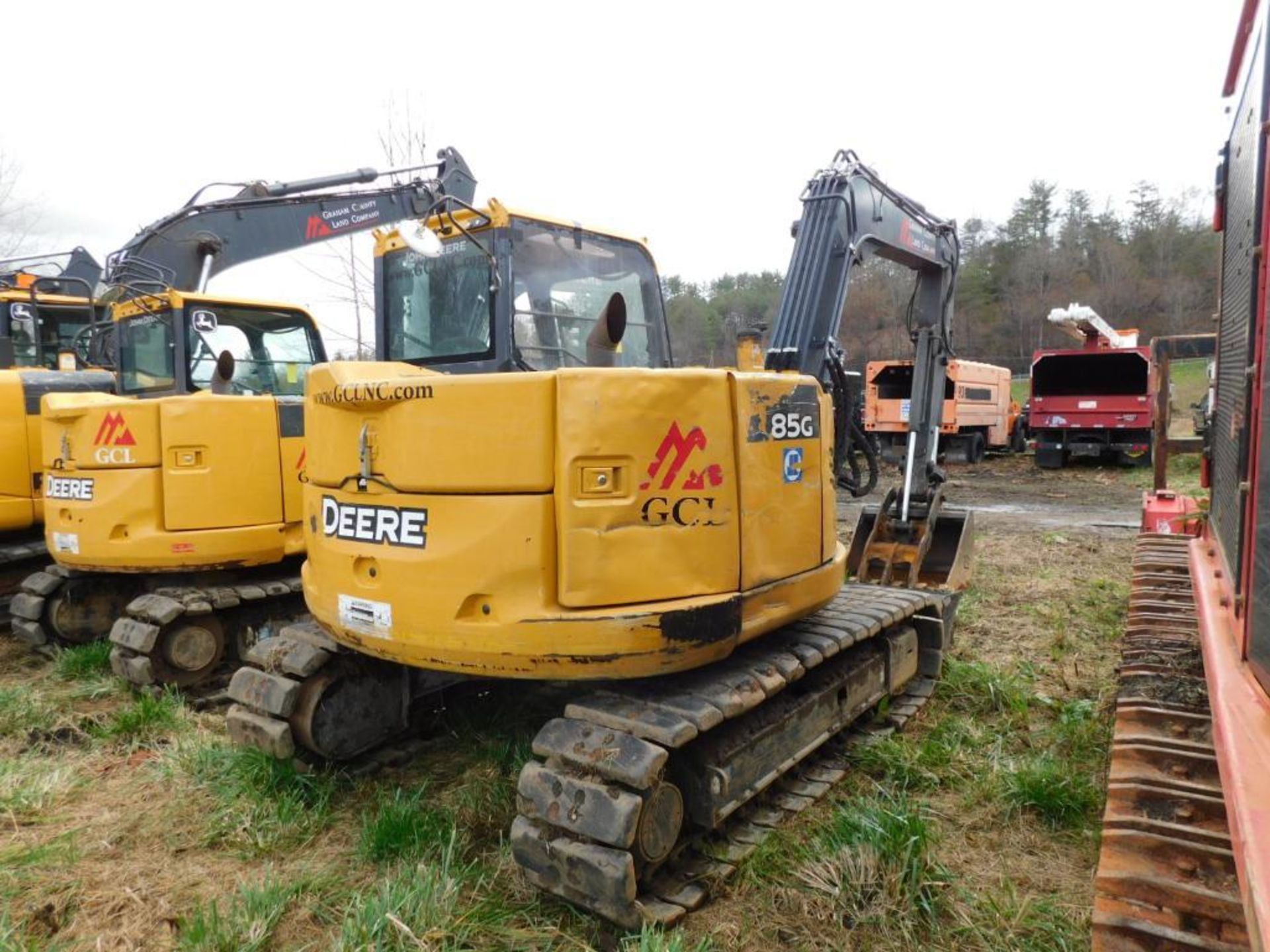 2018 John Deere Mini Excavator, Model 85G, 35" WD Bucket w/Clamp, S/N 1FF085GXAJJ019672, 24173 Hours - Image 3 of 10