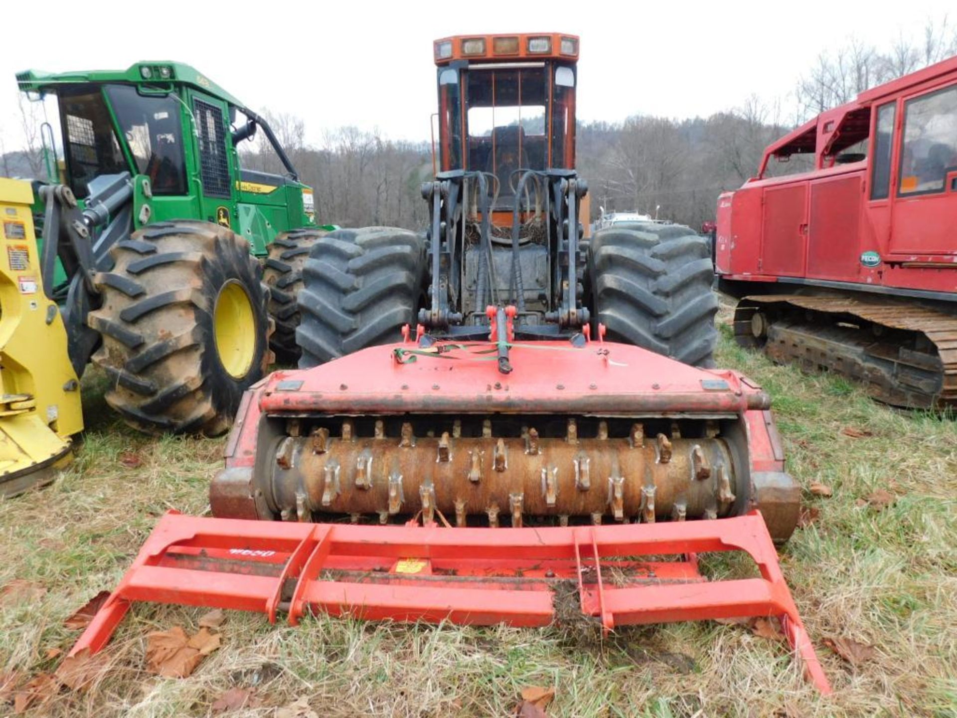 2017 Barko 930B Rubber Tire Mulcher w/Fecon Mulching Head, S/N 11793023855, 918 Hours Indicated , Cu - Image 4 of 11