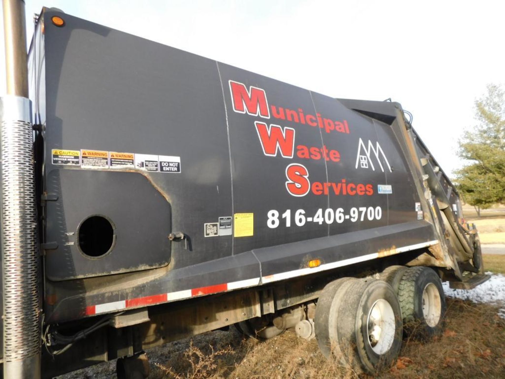 2008 International T. A. Rear Loader Garbage Truck Model 7400 SBA6X4, VIN 1HTWGAAT88J676533, Max - Image 6 of 16