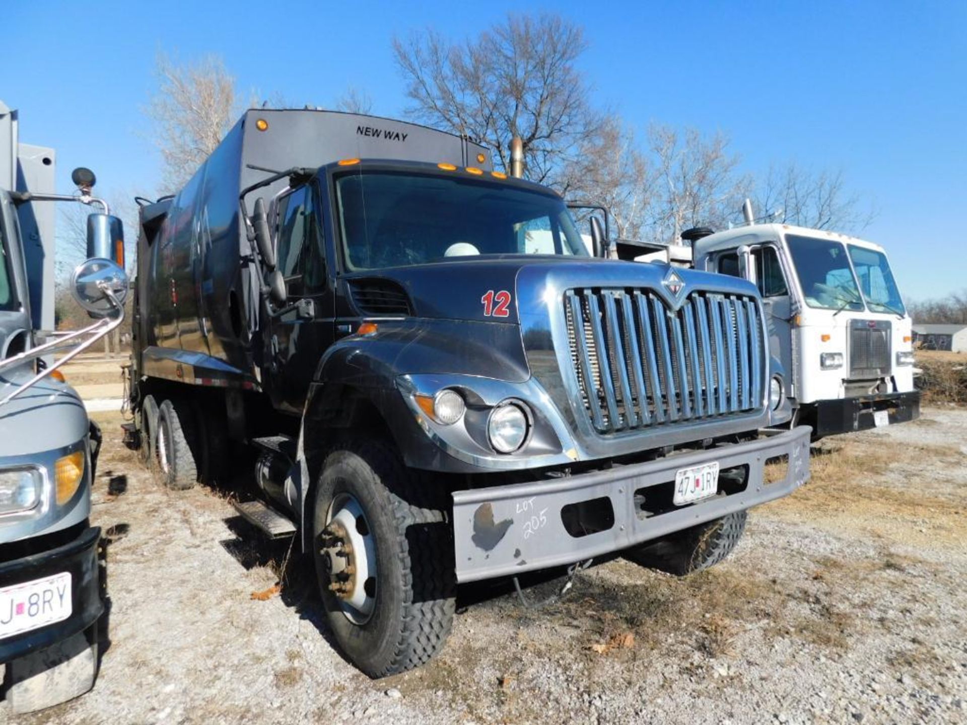 2008 International T. A. Rear Loader Garbage Truck Model 7400 SBA6X4, VIN 1HTWGAAT88J676533, Max - Image 3 of 16