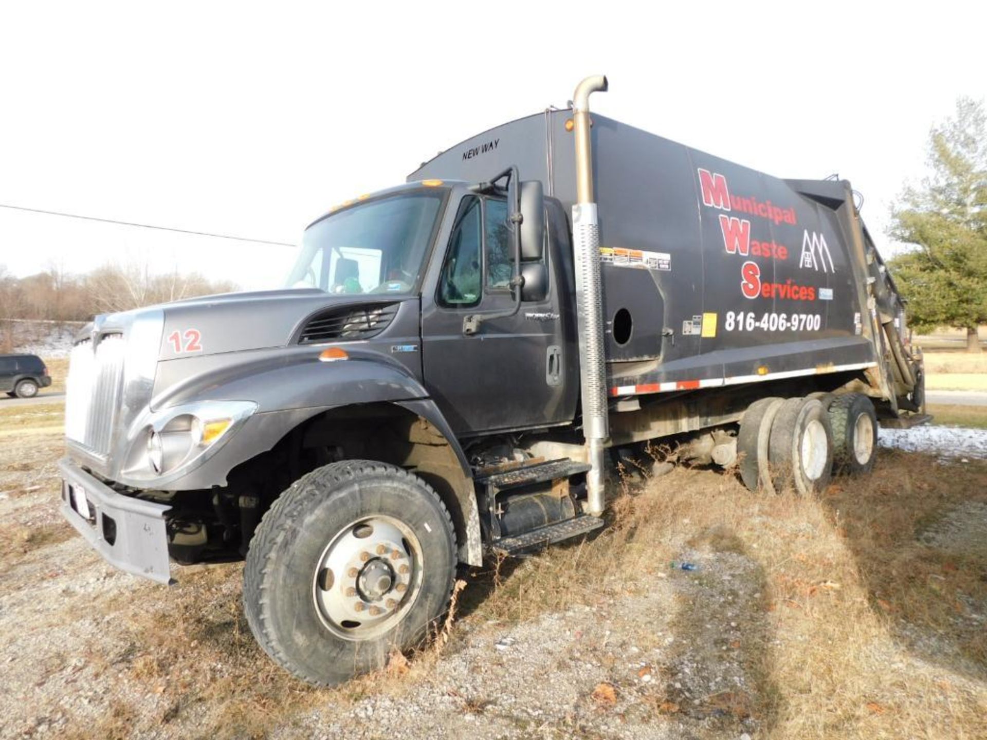 2008 International T. A. Rear Loader Garbage Truck Model 7400 SBA6X4, VIN 1HTWGAAT88J676533, Max - Image 2 of 16