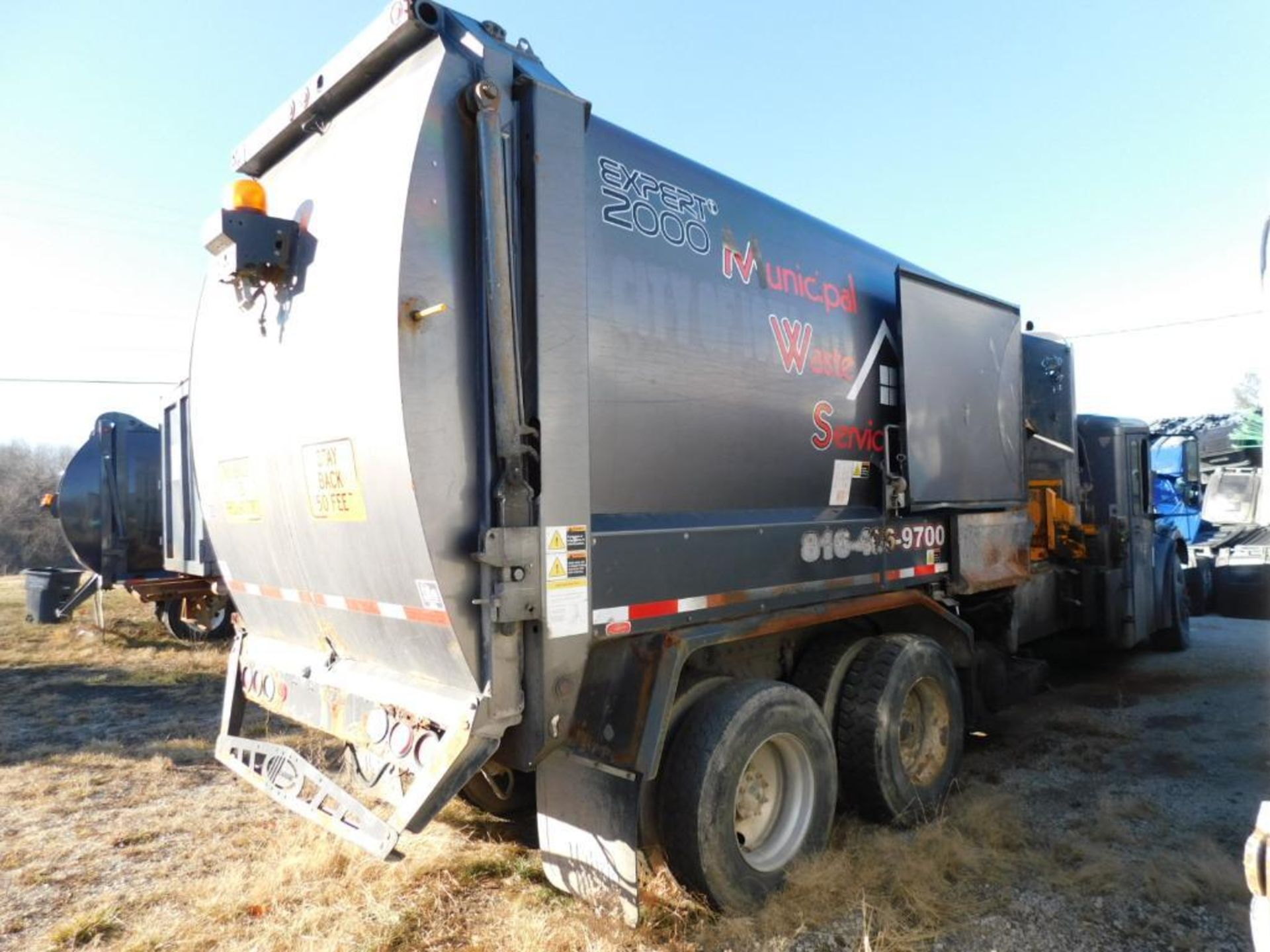 2009 Freightliner T.A. Automated Side Loader Garbage Truck Model Business Class M2, VIN - Image 12 of 26