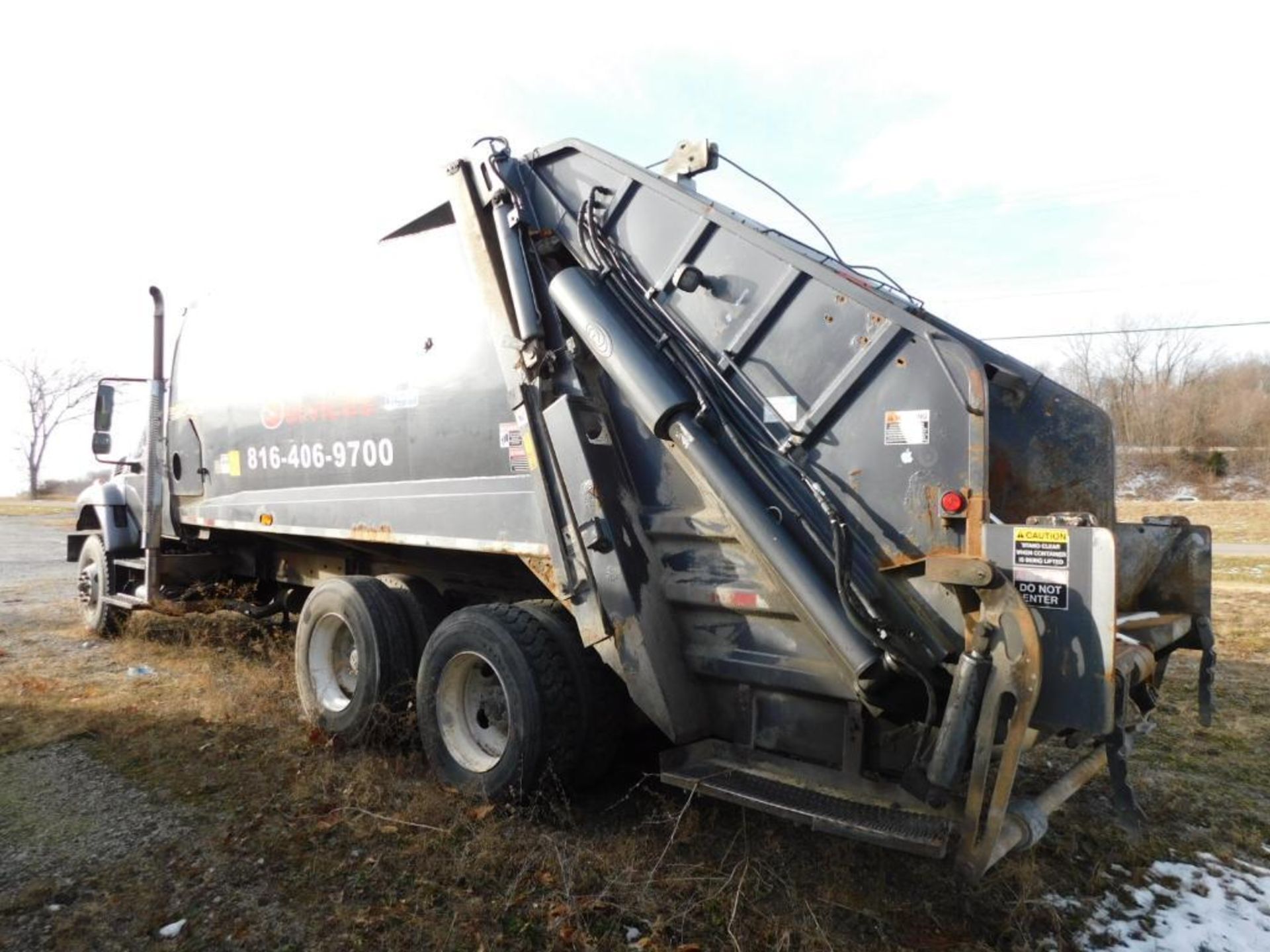 2008 International T. A. Rear Loader Garbage Truck Model 7400 SBA6X4, VIN 1HTWGAAT88J676533, Max - Image 9 of 16