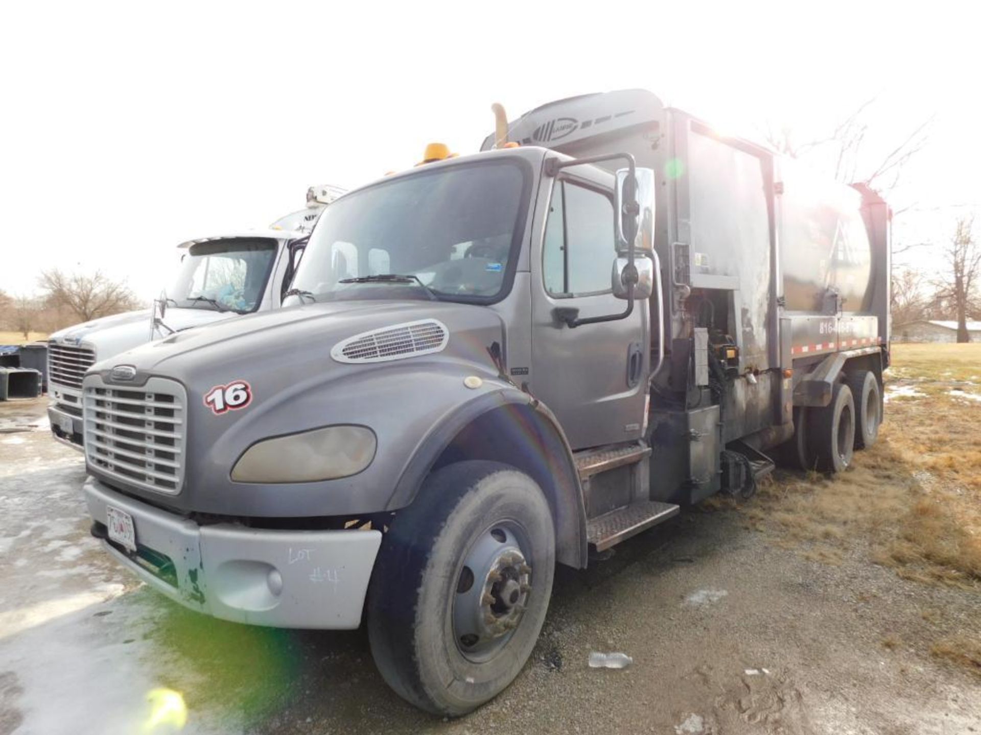 2009 Freightliner T.A. Automated Side Loader Garbage Truck Model Business Class M2, VIN - Image 2 of 26