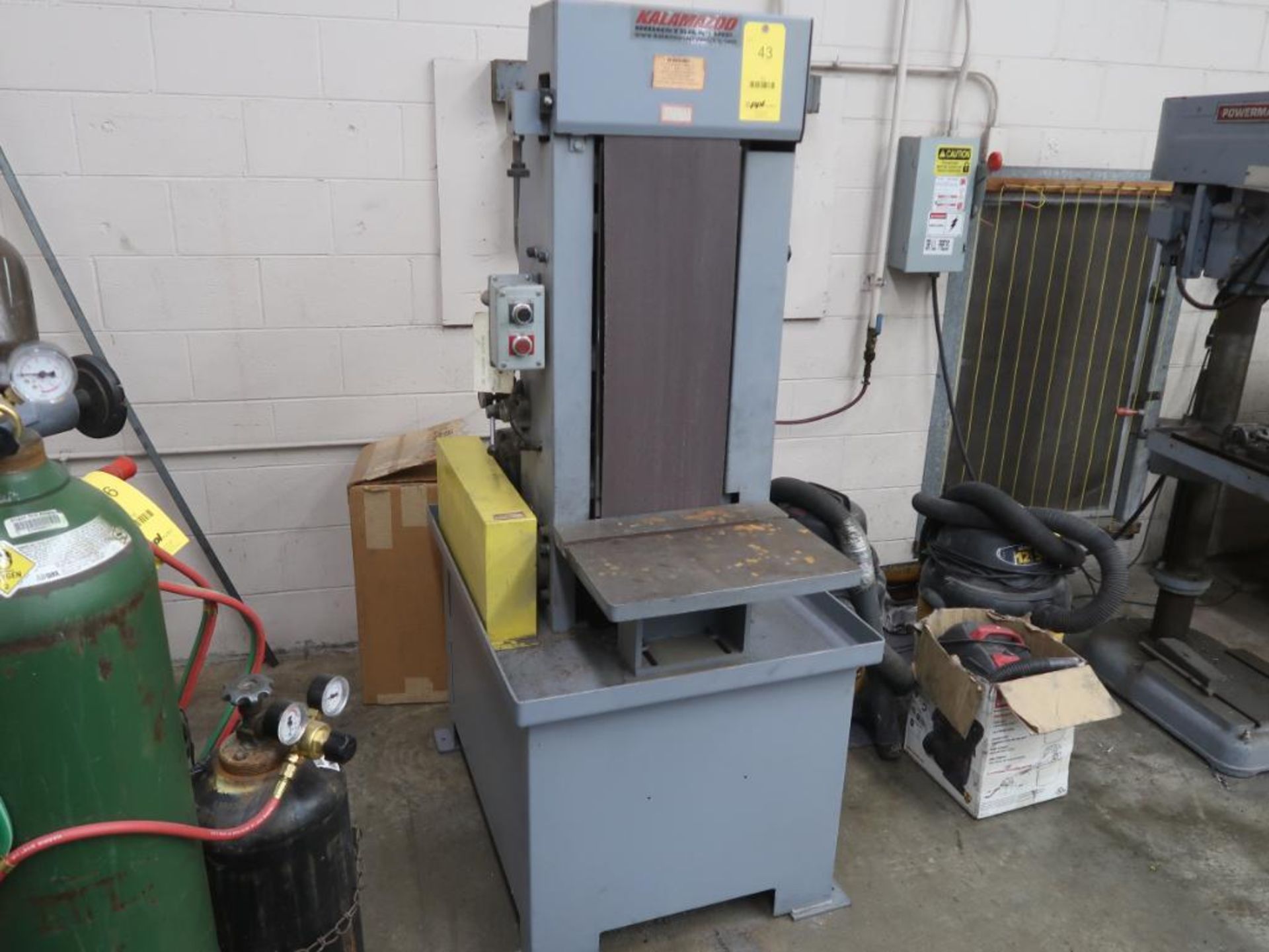 Kalamazoo S10D 10" Vertical Belt Sander, S/N 210319 (LOCATION: 39 PEARCE INDUSTRIAL RD.,