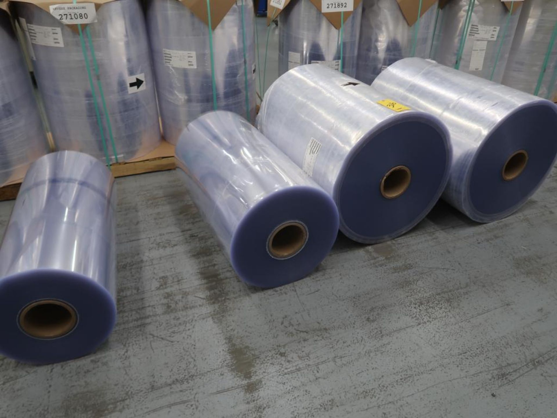 LOT: Balance of Plastic Rolls not Included in Other Lots (LOCATION: 39 PEARCE INDUSTRIAL RD., - Image 5 of 9