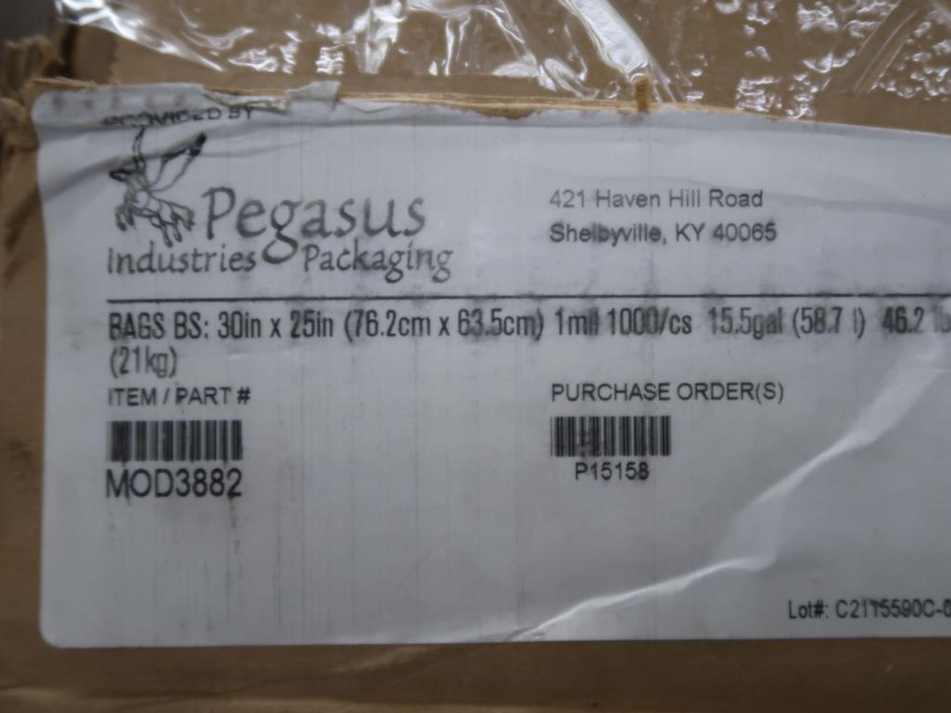 LOT: Large Quantity Plastic Bags, Assorted Size (LOCATION: 39 PEARCE INDUSTRIAL RD., SHELBYVILLE, KY - Image 5 of 6