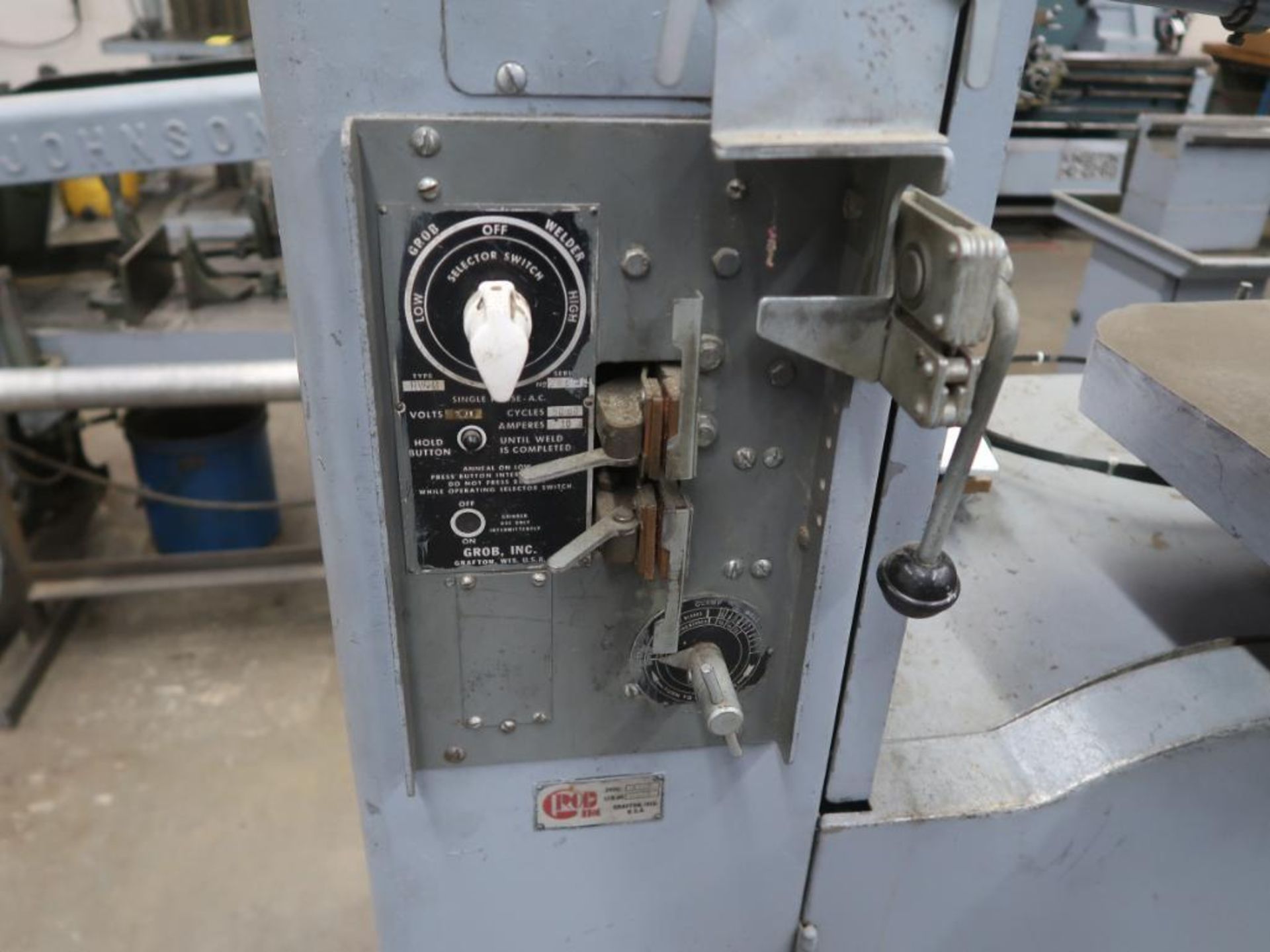 Grob NS24 24" Vertical Band Saw, S/N 3521, Band Welder (LOCATION: 39 PEARCE INDUSTRIAL RD., - Image 3 of 5