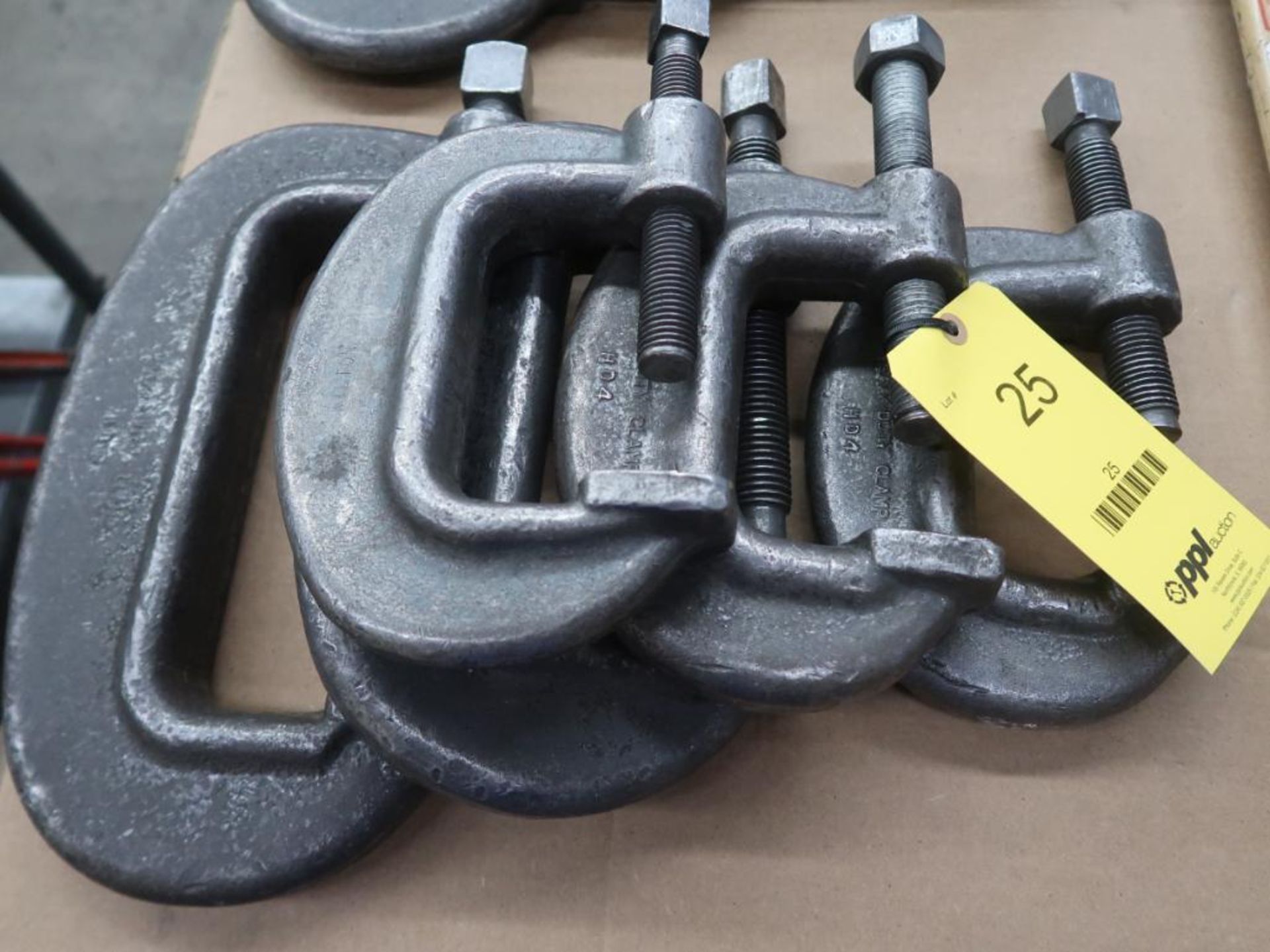 LOT: (5) Assorted Boiler Clamps (LOCATION: 39 PEARCE INDUSTRIAL RD., SHELBYVILLE, KY 40065)