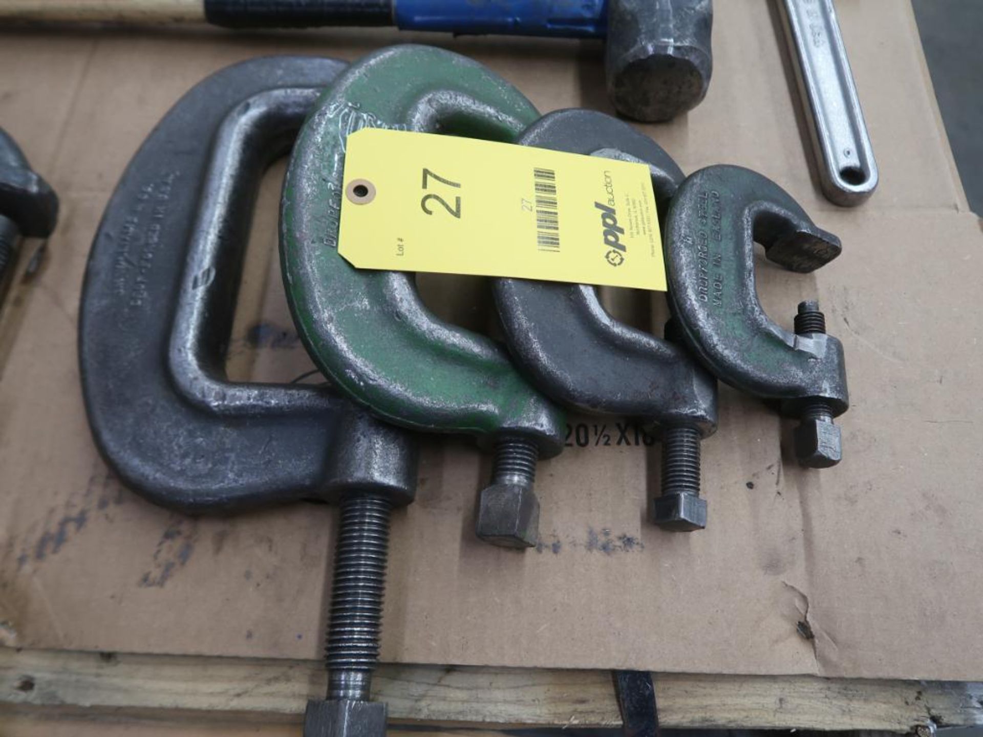 LOT: (4) Assorted Boiler Clamps (LOCATION: 39 PEARCE INDUSTRIAL RD., SHELBYVILLE, KY 40065)