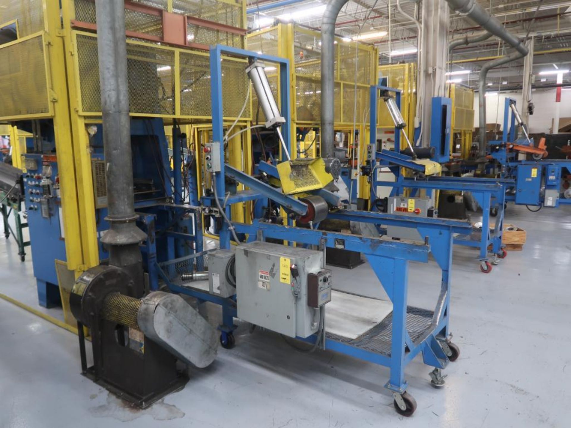 Multi-Roll Custom Built Roll Feeder, Pneumatic Tension, Variable Speed (LOCATION: 39 PEARCE