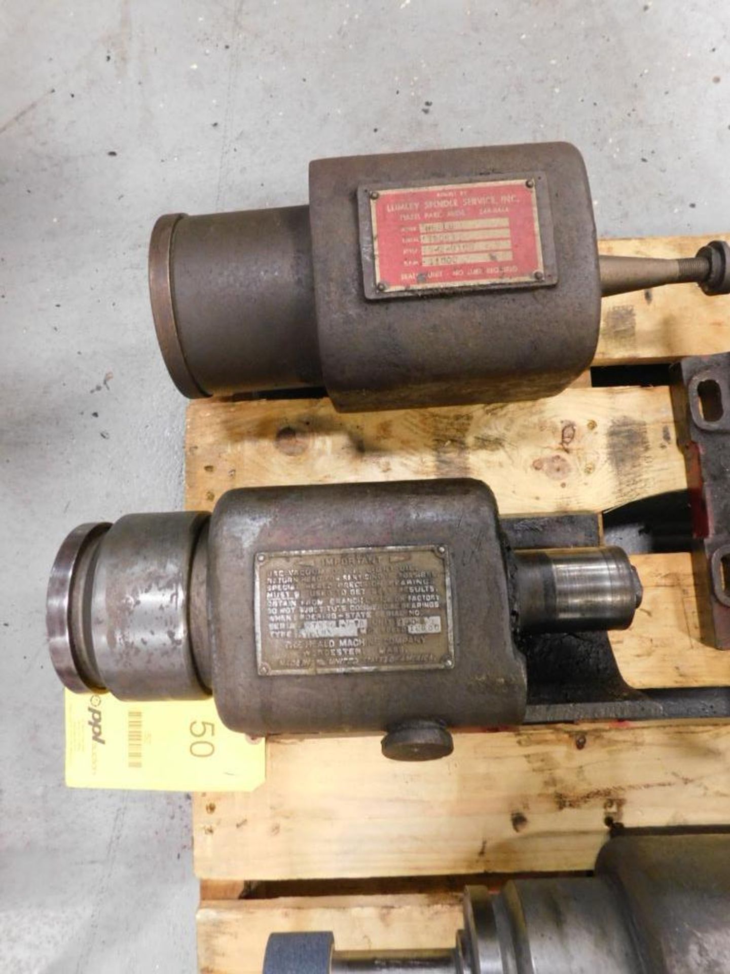LOT: (2) Heald Spindles, (1) Ex-Cell-O Spindle