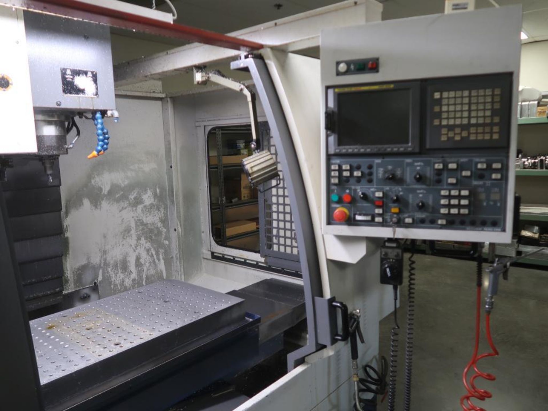 LOT: YCM Vertical Machining Center XV102A, S/N 1000, 2005 Table 21-1/2" x 44", Fanuc MXP-200I, 3- - Image 11 of 11