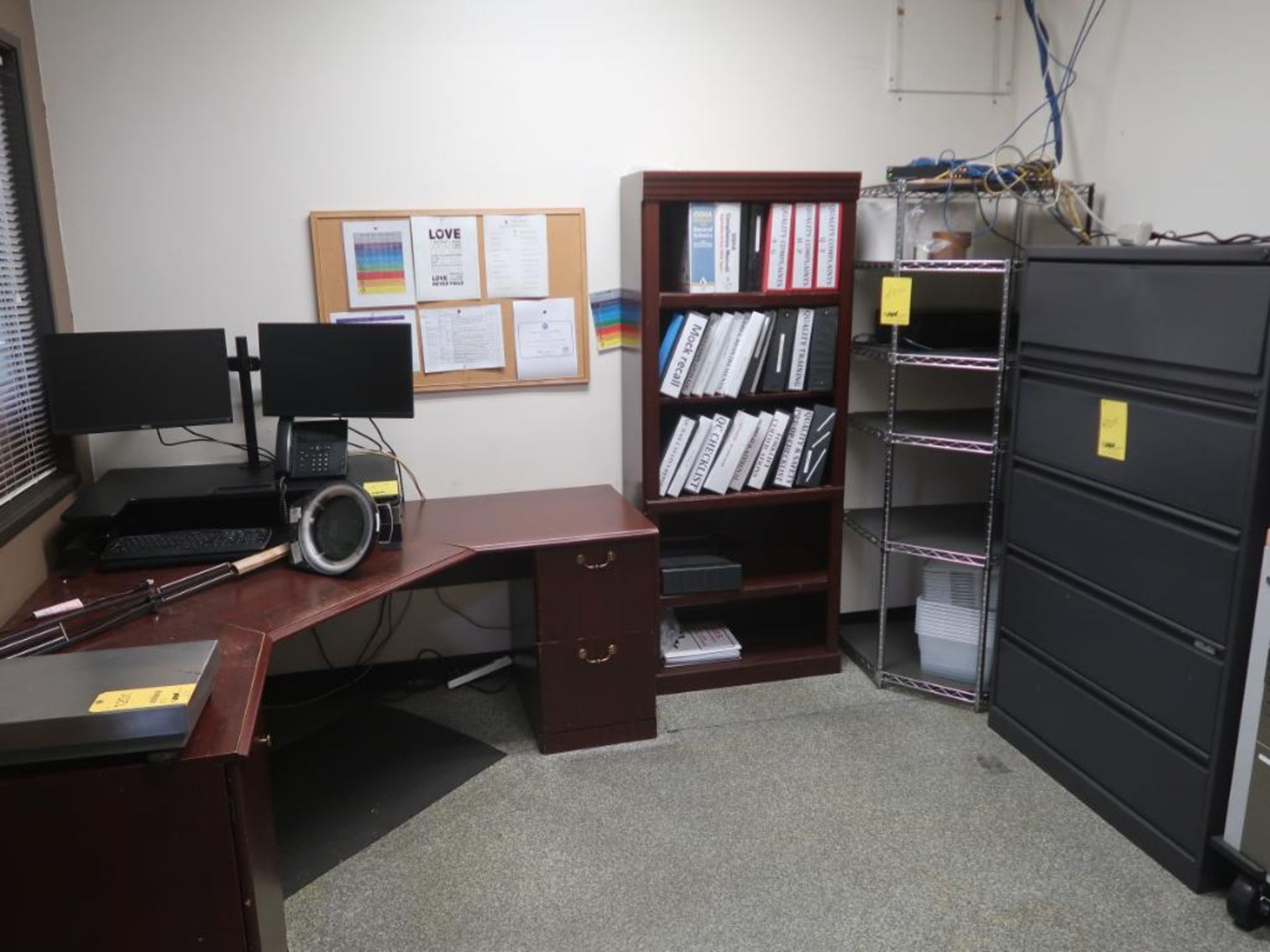 LOT: Furniture in Quality Control Room Includes: Ultra HD Maple Top Work Bench, Rolling Tool - Image 5 of 5