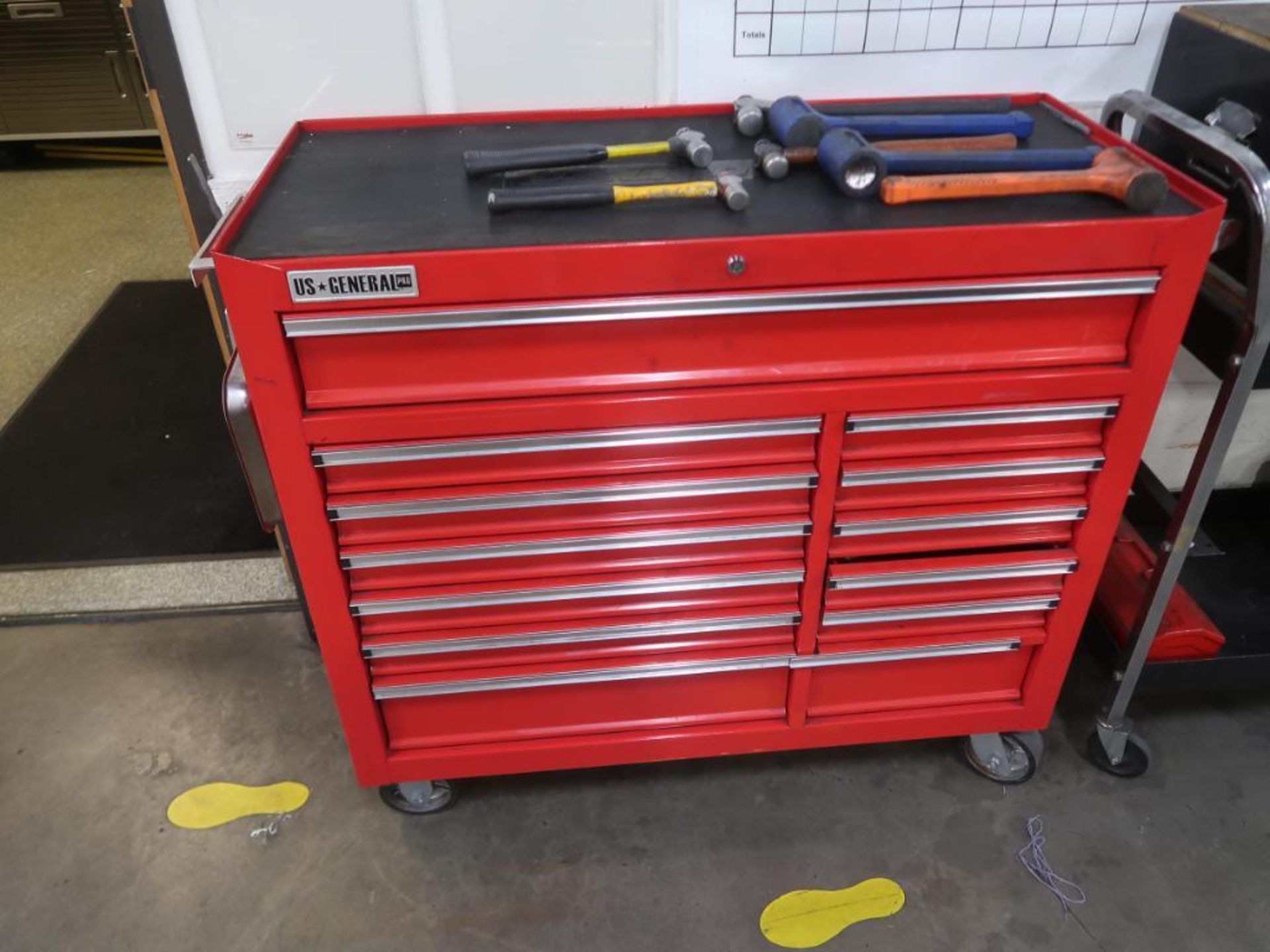 13-Drawer US-General Tool Box, Loaded with Tools (LOCATION: 4600 BELOIT DR., SACRAMENTO, CA 95838)