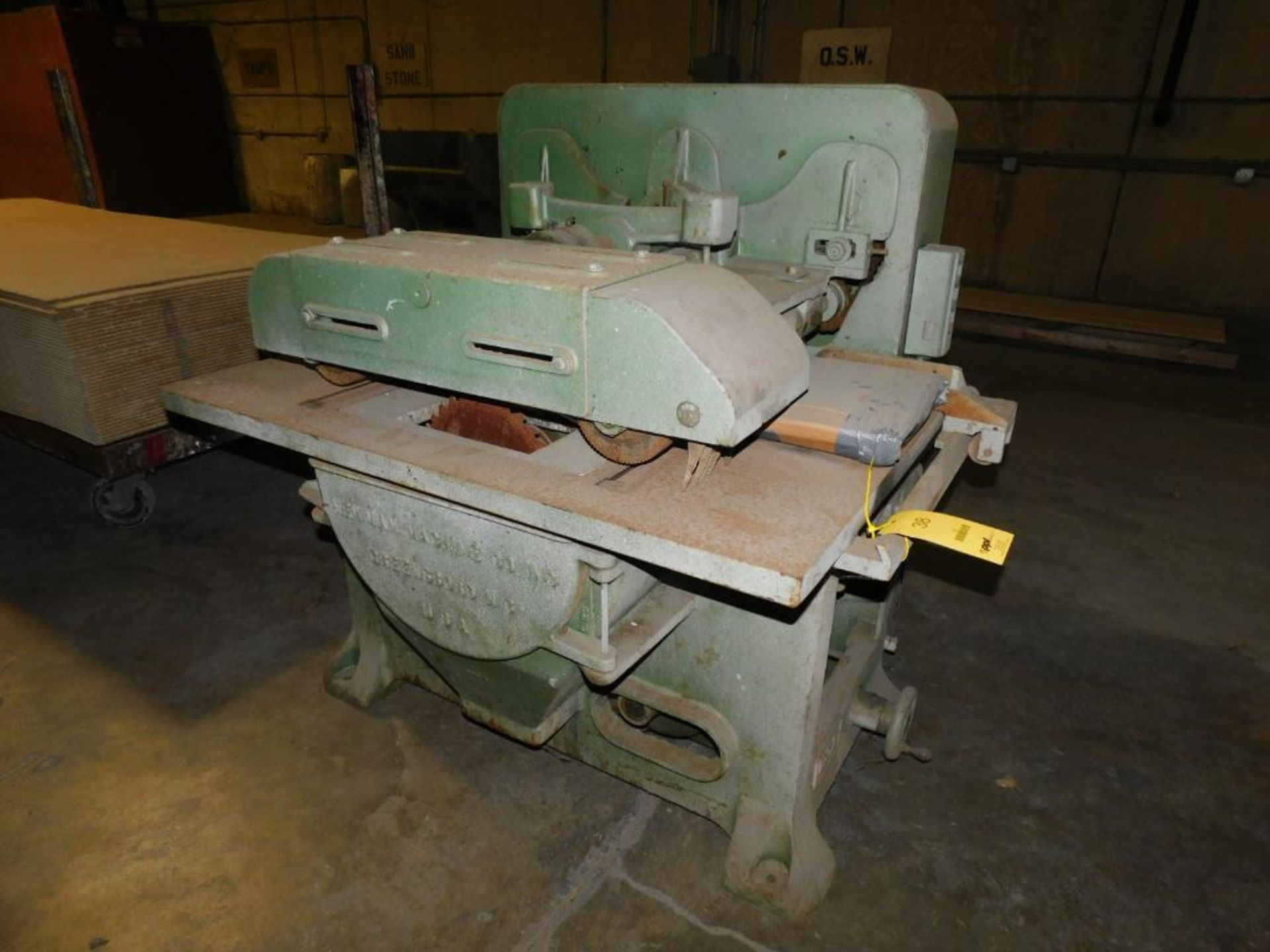 Newman Machine K-37 Power Feed Ripper Saw - Image 2 of 3