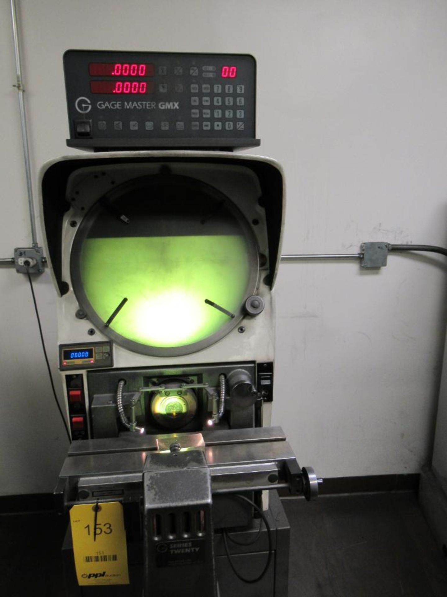 Gage Master Optical Comparator, Model 29/GMXIFS, S/N 145813689, 14" Screen - Image 3 of 7