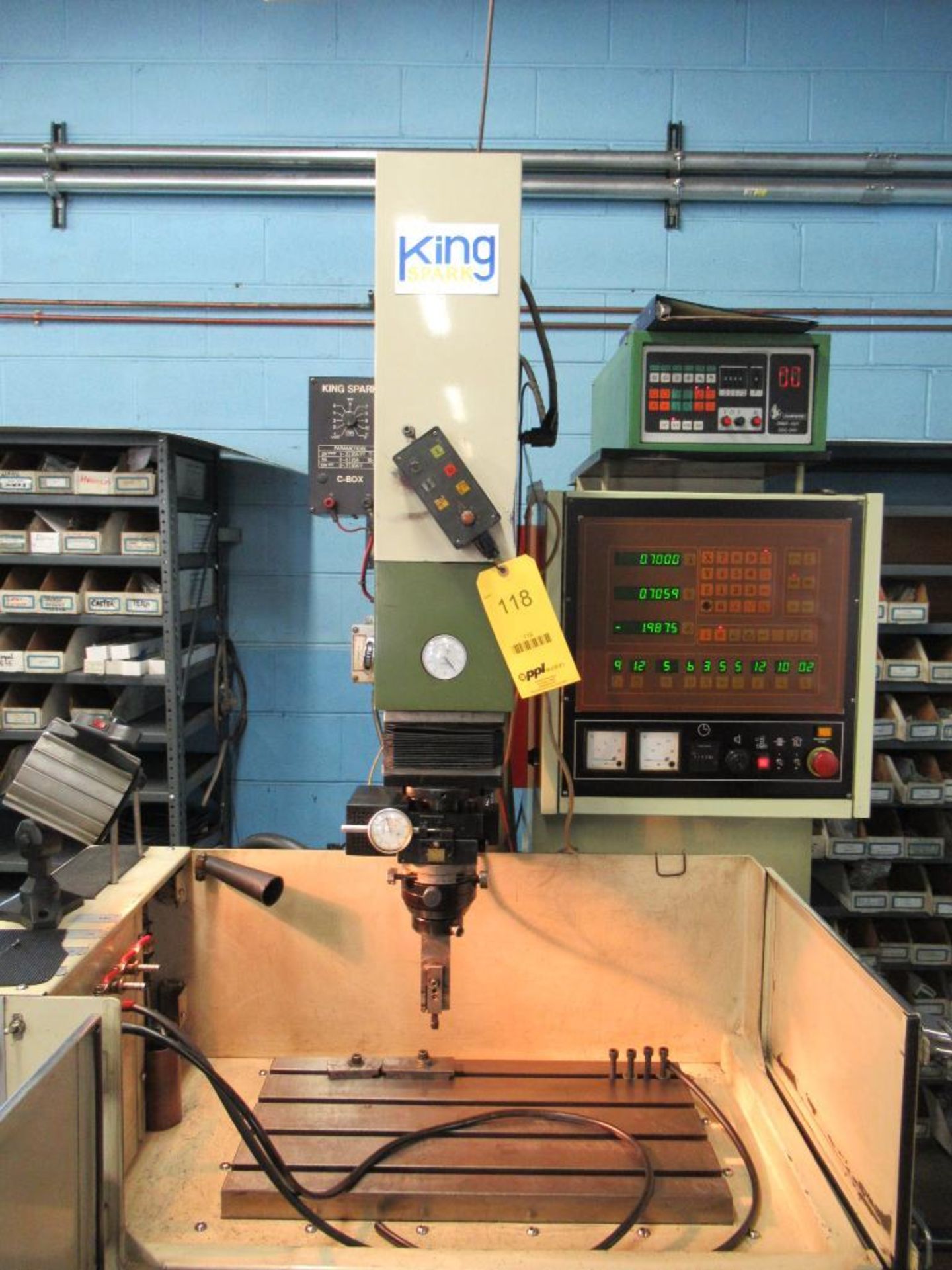 King Spark Sinker EDM, Model L362, 24" x 12" Work Table, 3-Axis DRO, Pendant Control, S/N 303-20 - Image 2 of 9