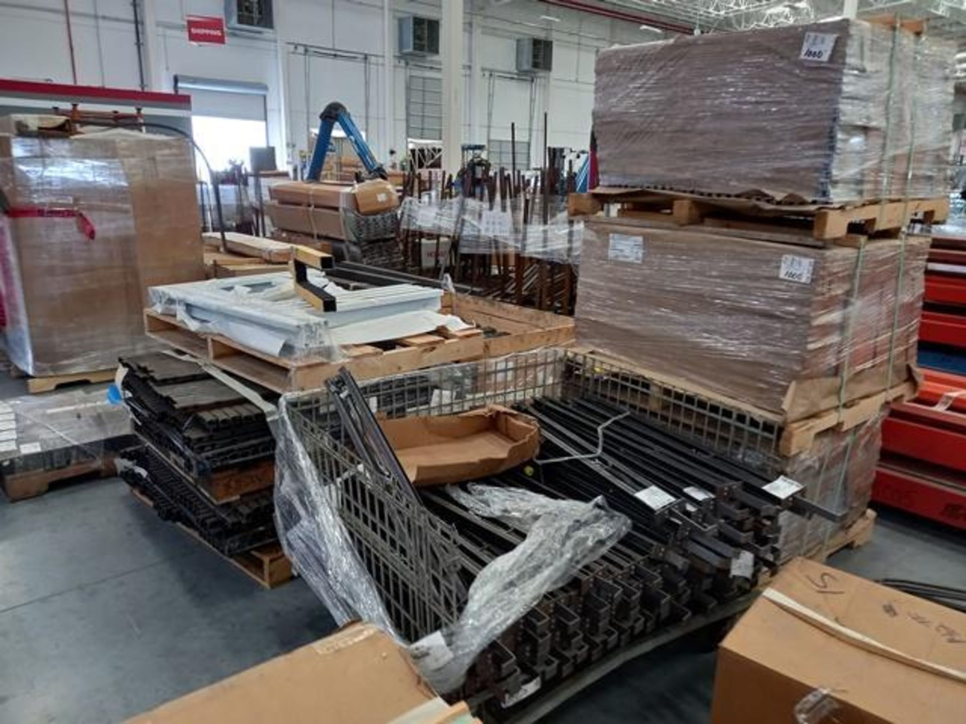 LOT: (100 approx.) Pallets of Assorted Materials Which Include, Metal Parts for Screens, Aluminum - Image 20 of 148