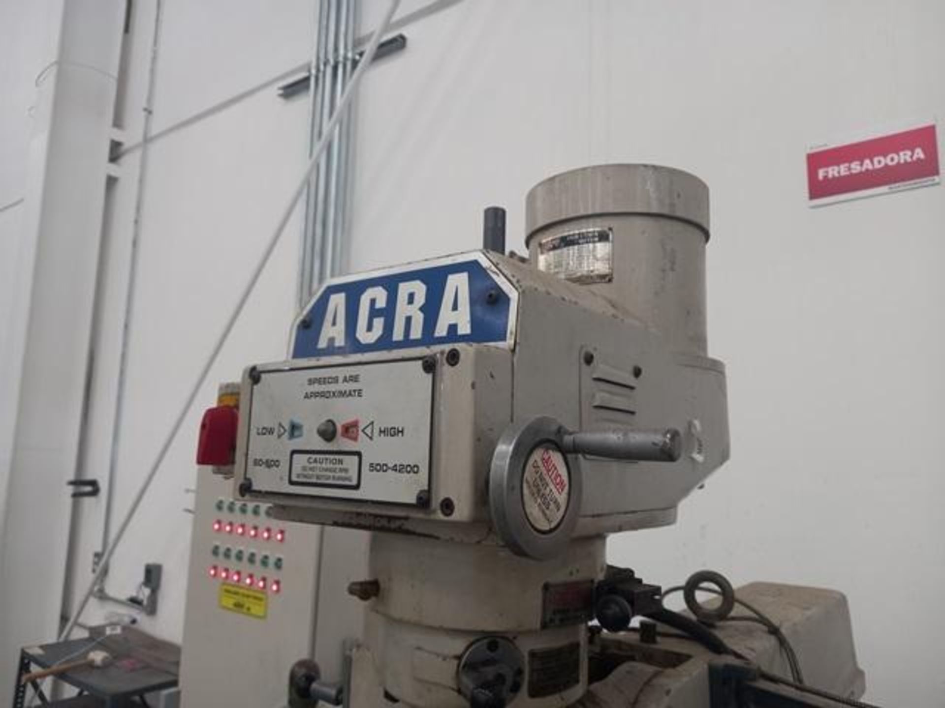 Acra AM-3SAC Vertical Milling Machine, Serial: 990467 (Tag: Huf15037) (Location: Cienega De - Image 11 of 12