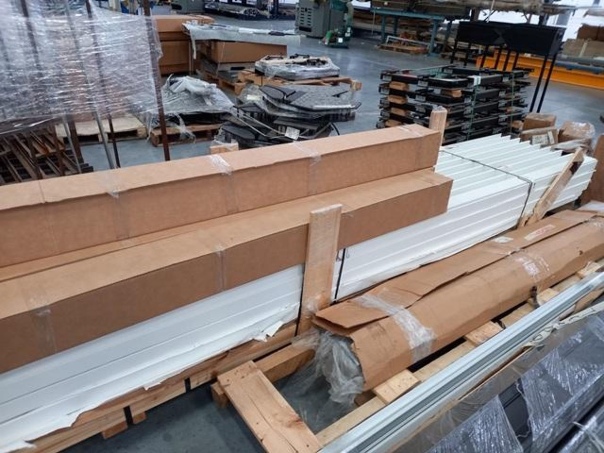 LOT: (100 approx.) Pallets of Assorted Materials Which Include, Metal Parts for Screens, Aluminum - Image 136 of 148