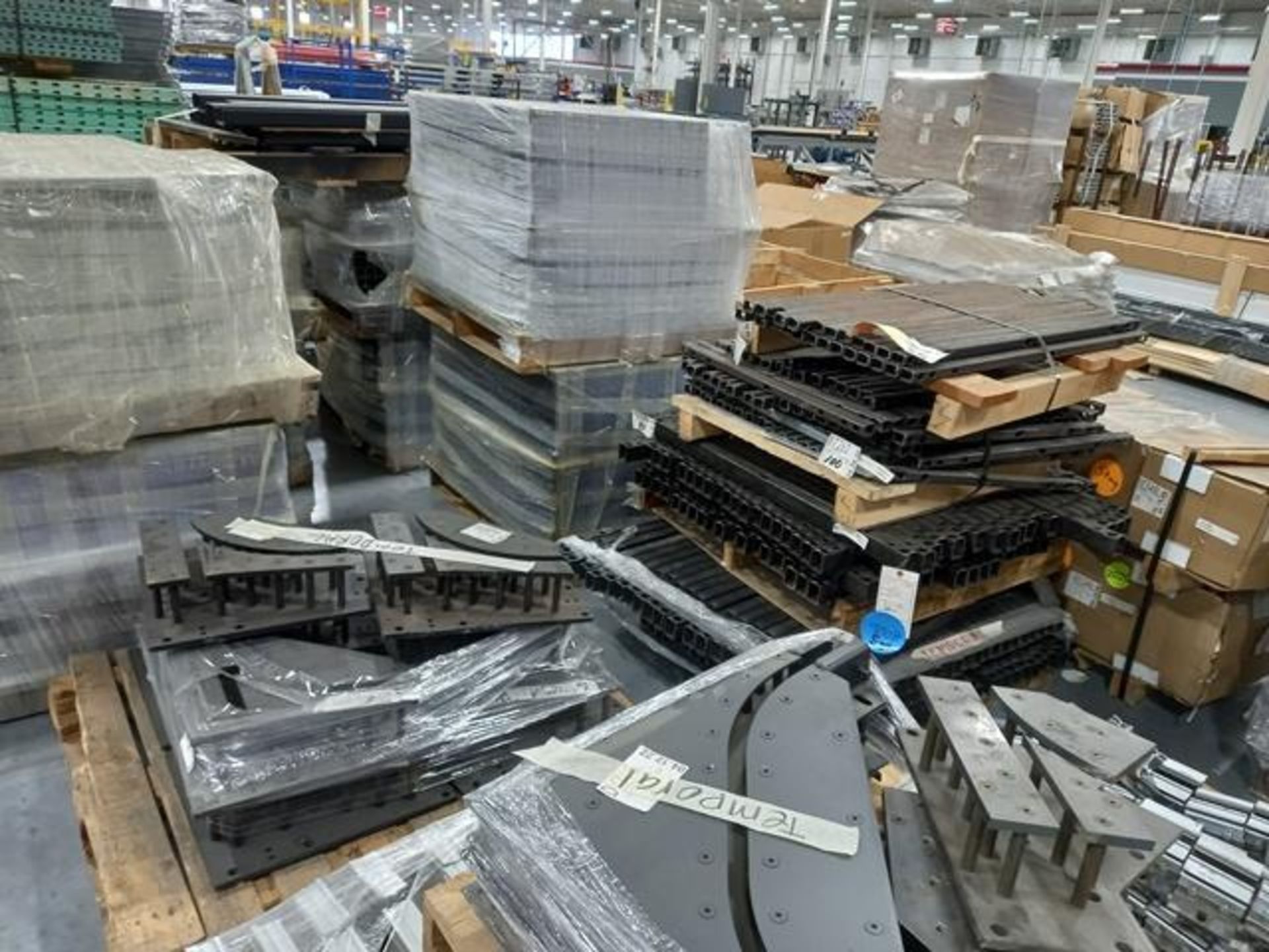 LOT: (100 approx.) Pallets of Assorted Materials Which Include, Metal Parts for Screens, Aluminum - Image 42 of 148