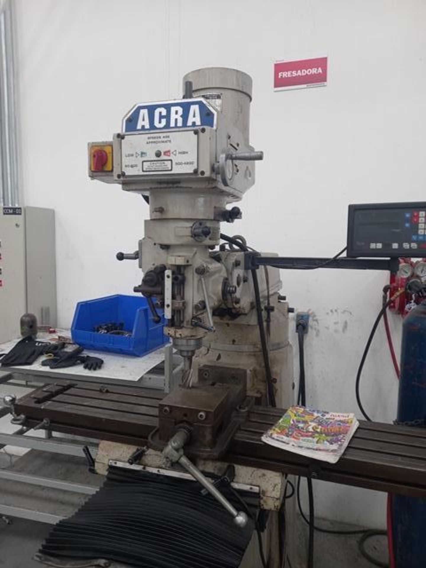 Acra AM-3SAC Vertical Milling Machine, Serial: 990467 (Tag: Huf15037) (Location: Cienega De - Image 4 of 12