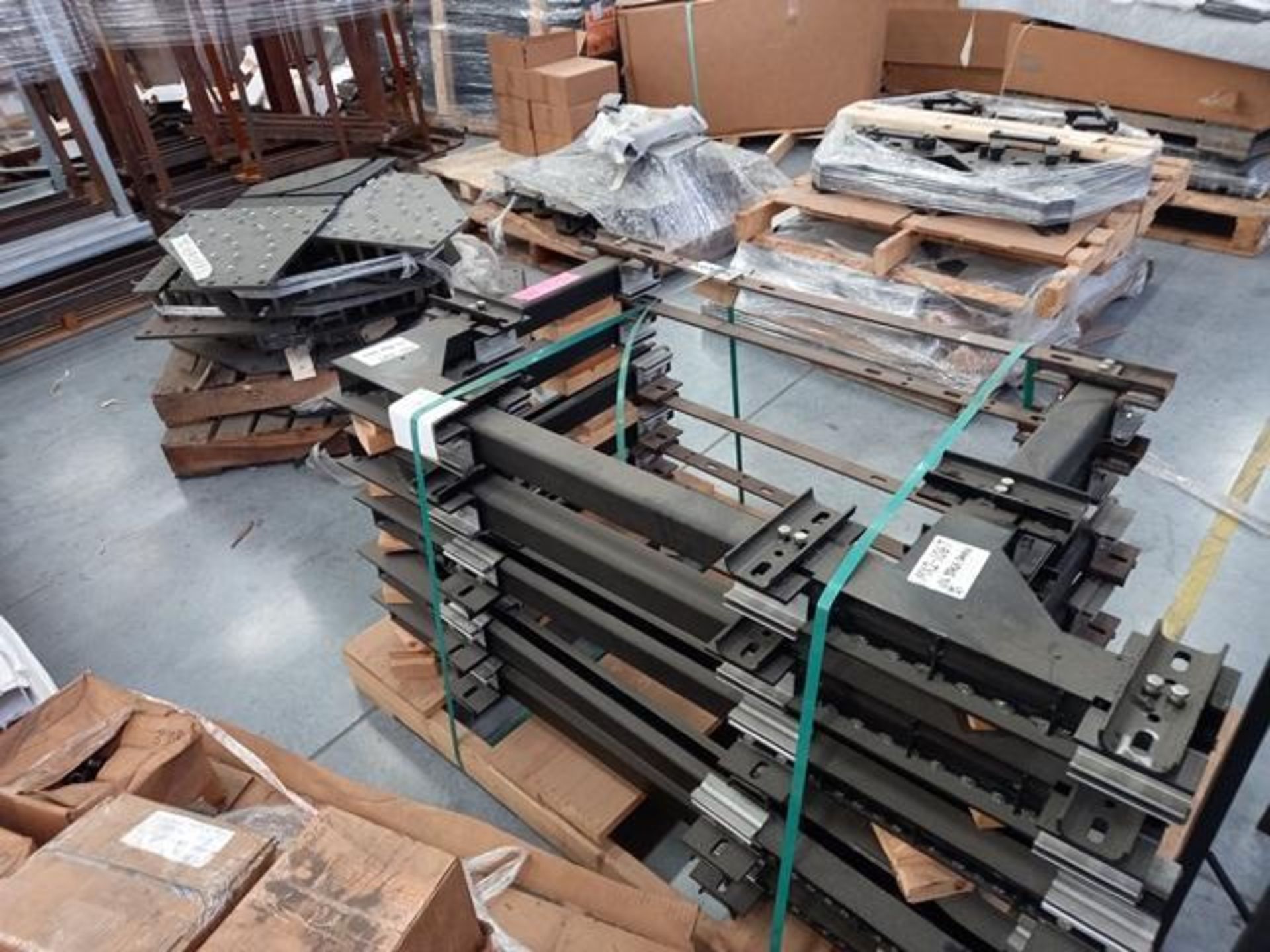 LOT: (100 approx.) Pallets of Assorted Materials Which Include, Metal Parts for Screens, Aluminum - Image 10 of 148