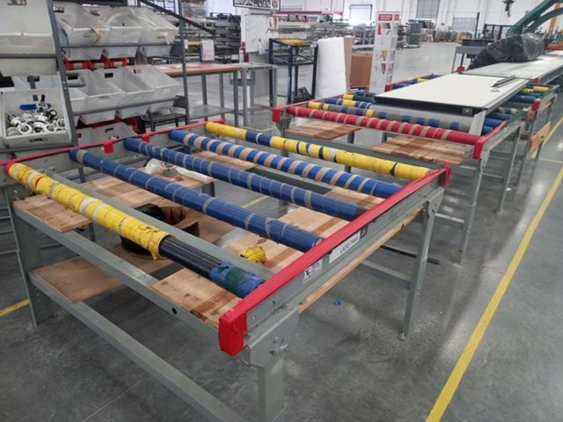 LOT: (6) Roll Conveyor Sections Size: 1.5 M X 1.6 M (Tag: Huf15968) (Location: Cienega De Flores,