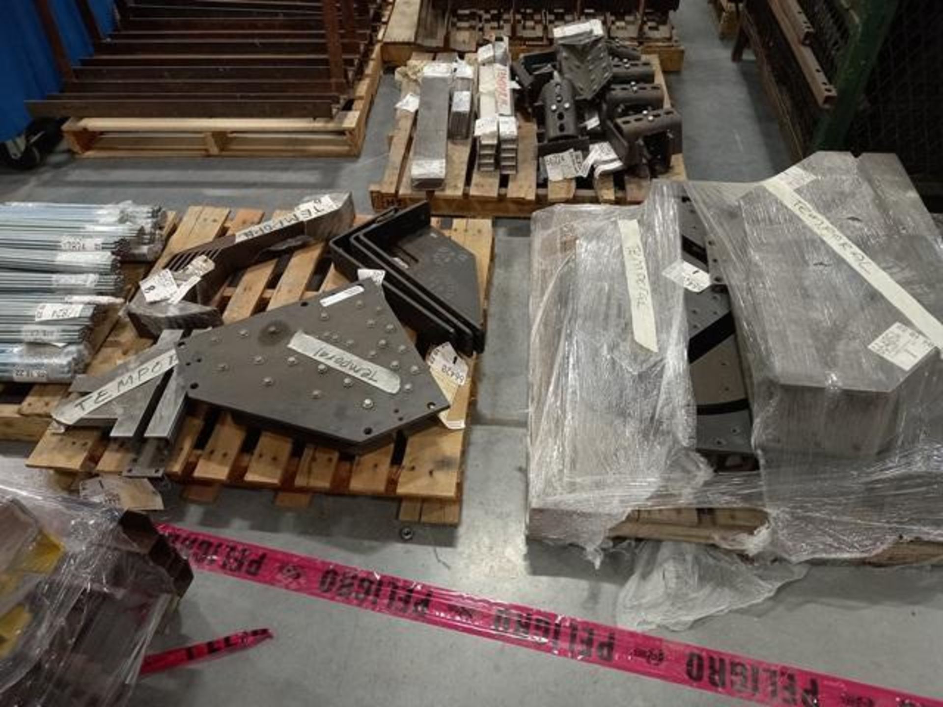 LOT: (100 approx.) Pallets of Assorted Materials Which Include, Metal Parts for Screens, Aluminum - Image 90 of 148