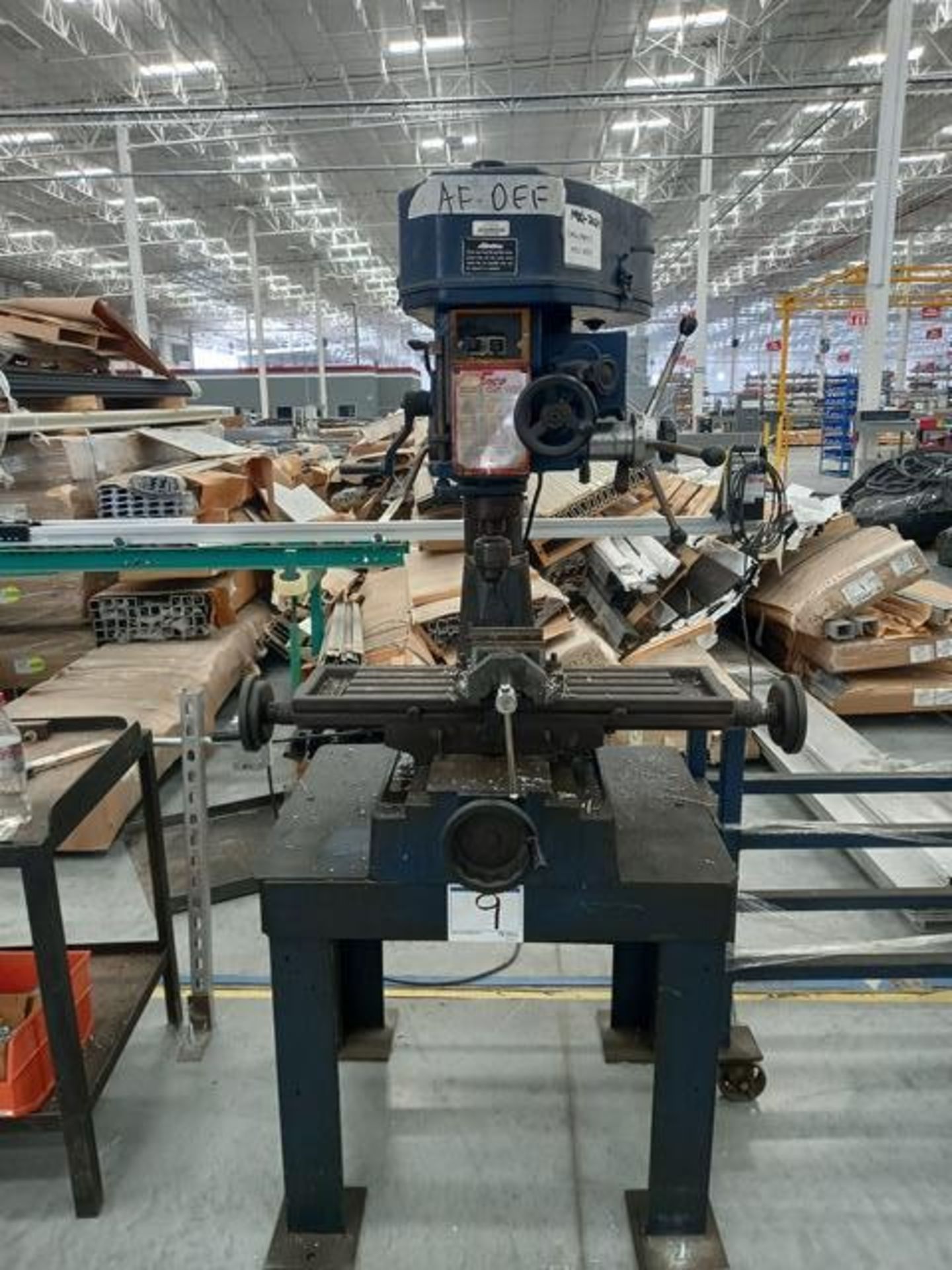 Enco 91007 Drill Press, S/N: 897632, 12 Speed, 2 HP Motor, 29" X 8" Worktable, X= 12", Y= 15", Z= - Image 2 of 5