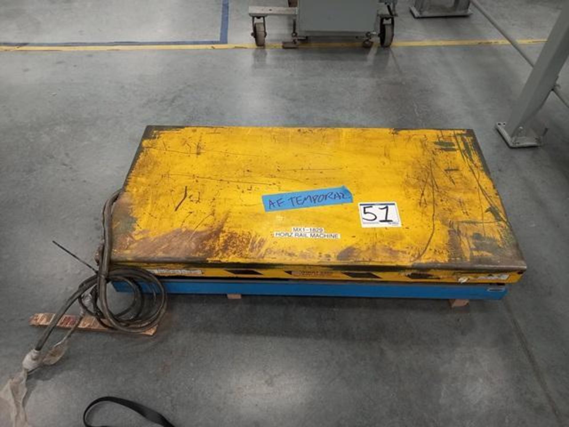 Max Lift Table Electric Lift Table: 3,500 Pounds (Tag: Huf15802) (Location: Cienega De Flores, Nuevo - Image 2 of 2