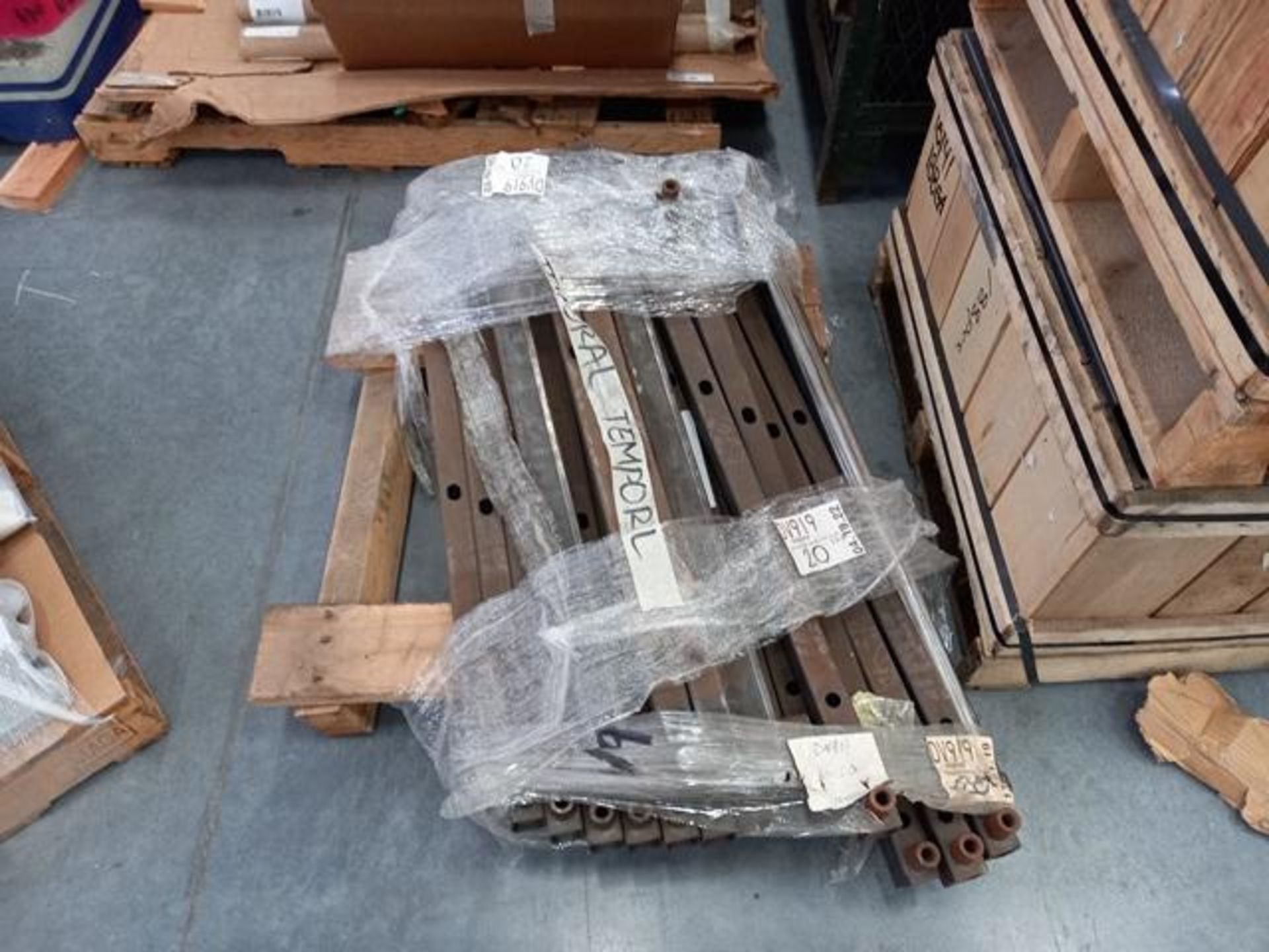 LOT: (100 approx.) Pallets of Assorted Materials Which Include, Metal Parts for Screens, Aluminum - Image 34 of 148