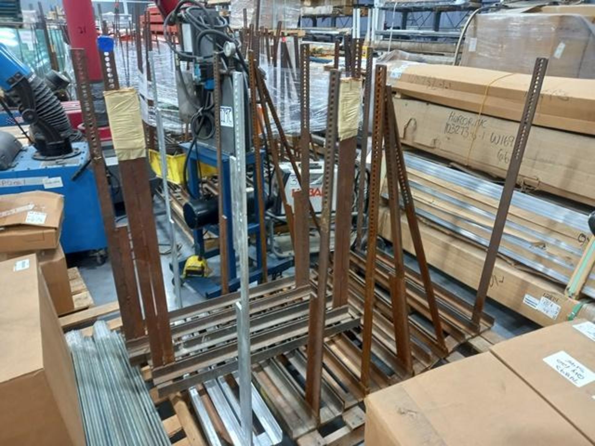 LOT: (100 approx.) Pallets of Assorted Materials Which Include, Metal Parts for Screens, Aluminum - Image 109 of 148