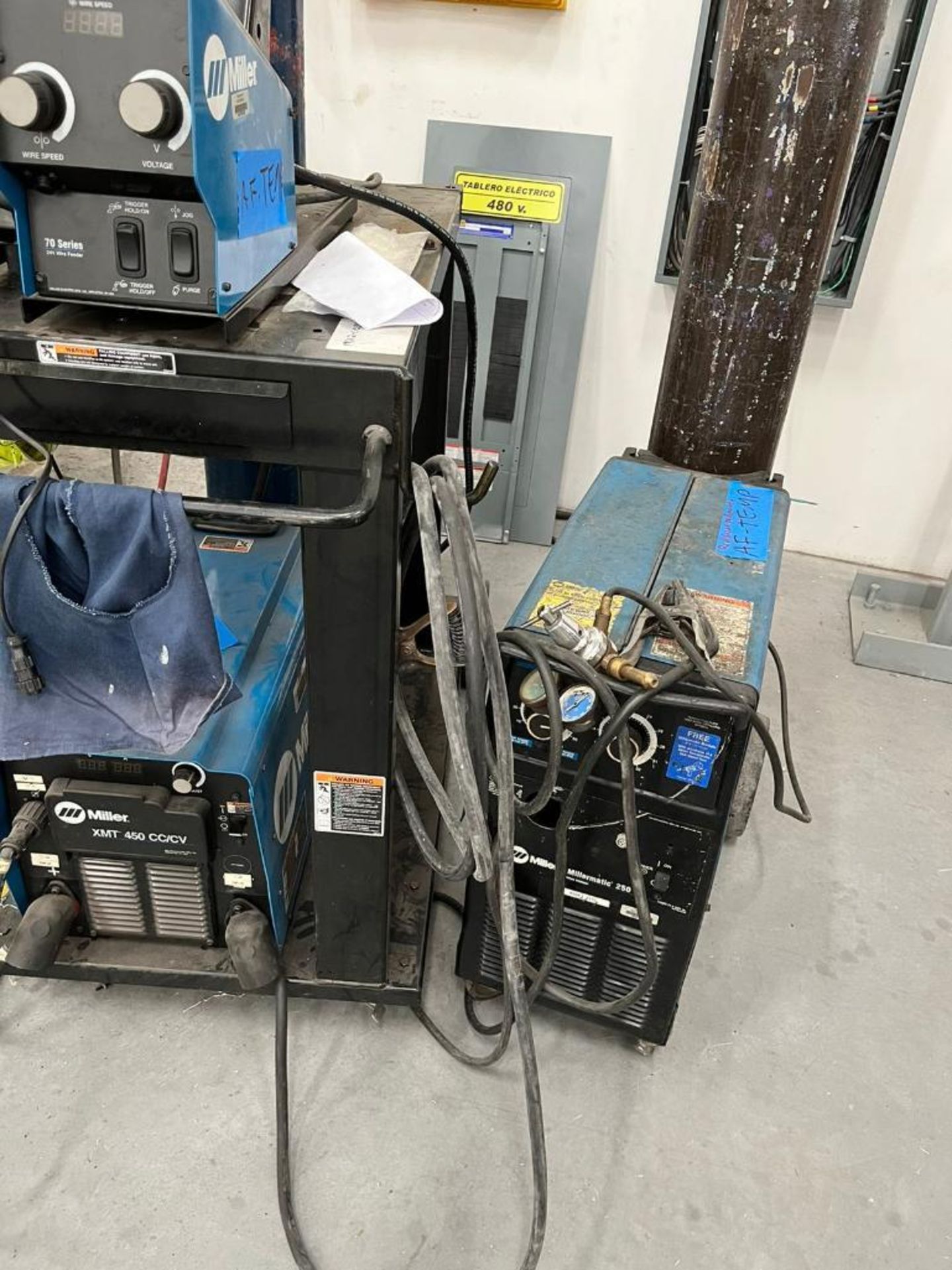 Miller Millermatic 250 Micro Wire Welding Machine, S/N: KJ006965: Electric Arc Welding Power