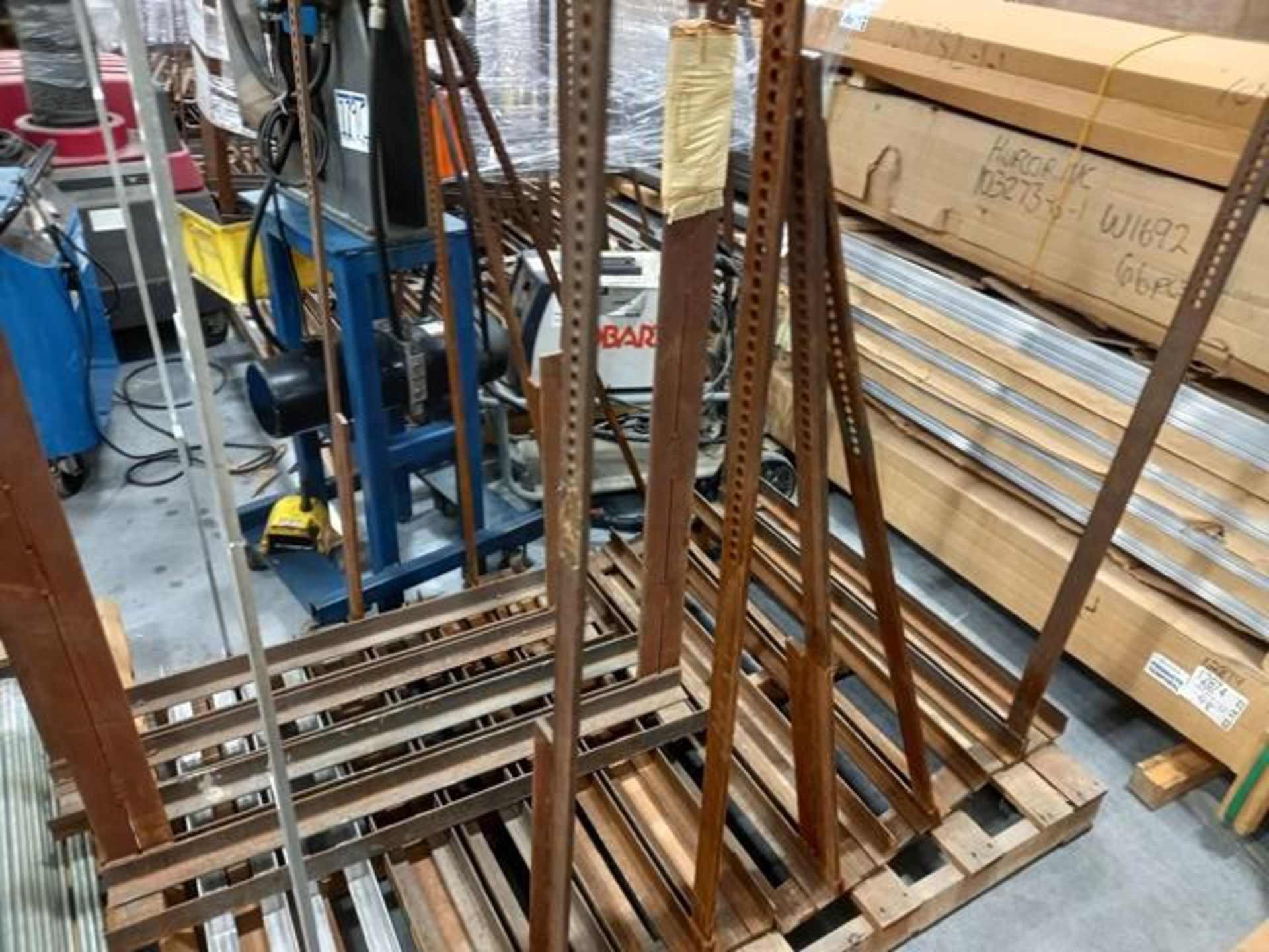 LOT: (100 approx.) Pallets of Assorted Materials Which Include, Metal Parts for Screens, Aluminum - Image 110 of 148